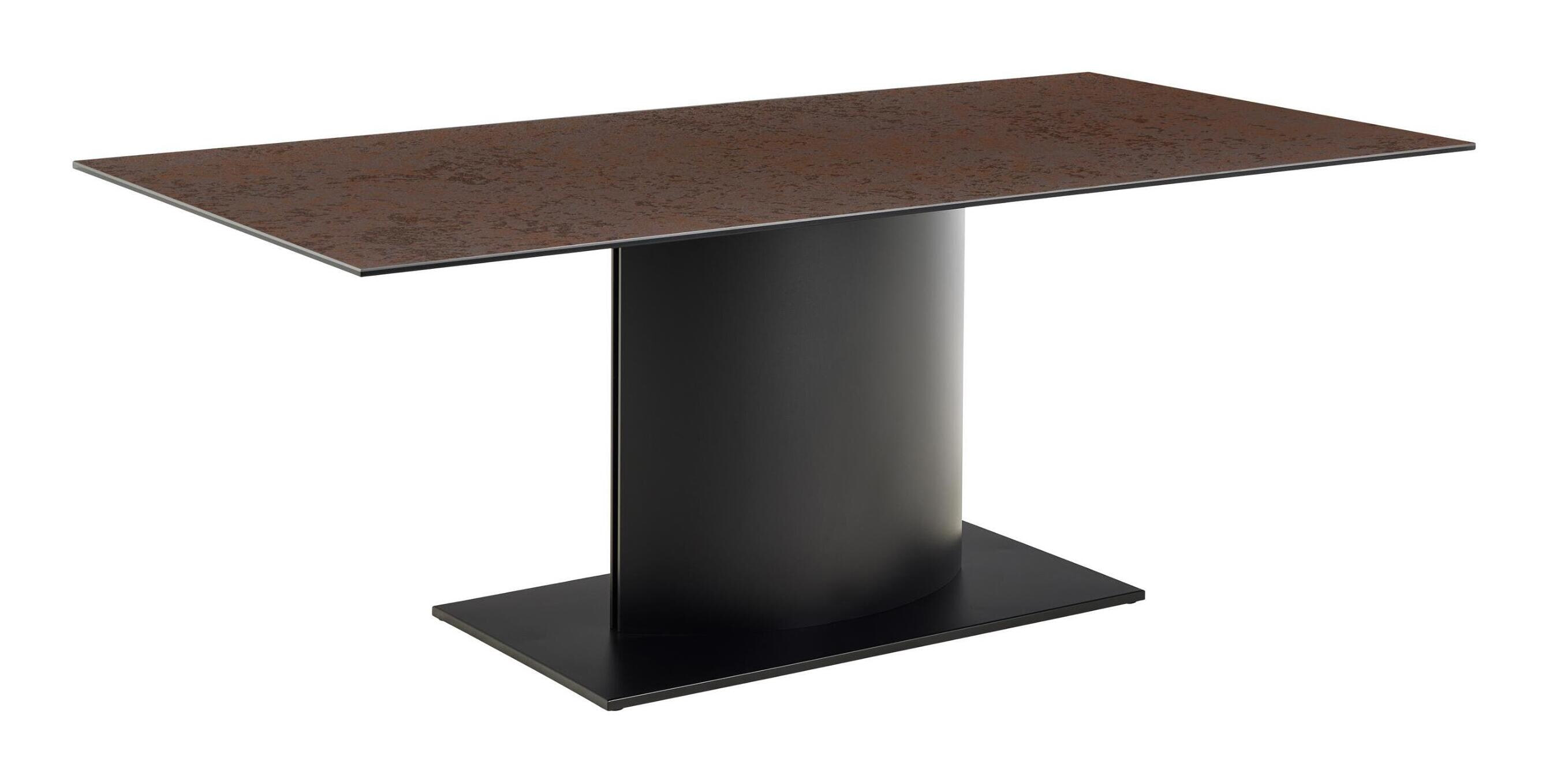 Bendt Eettafel Dayana Keramiek en glas, 200 x 100cm - Bruin