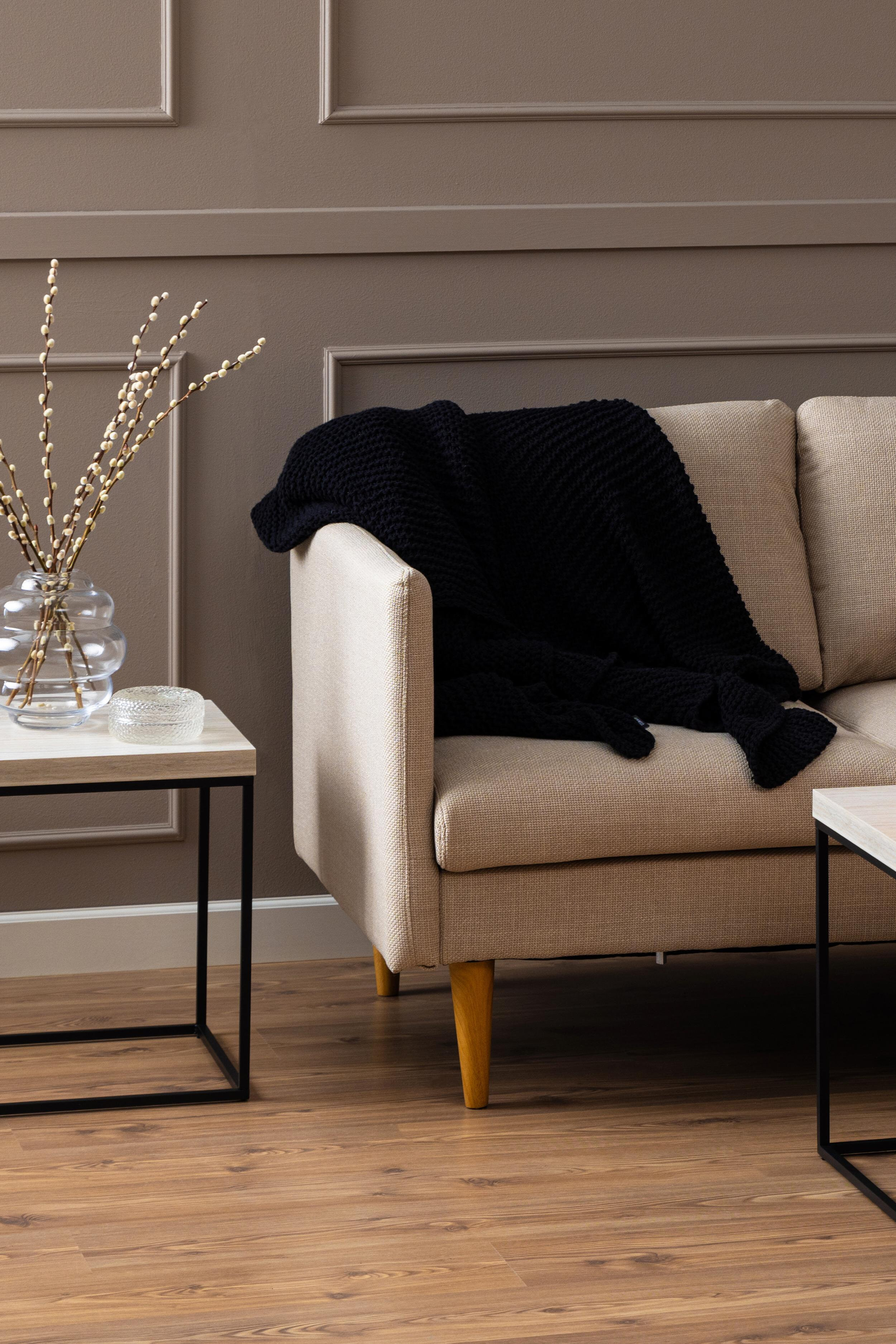 Bendt 2-zits Loungebank 'Timothey' Links/Rechts, kleur Beige