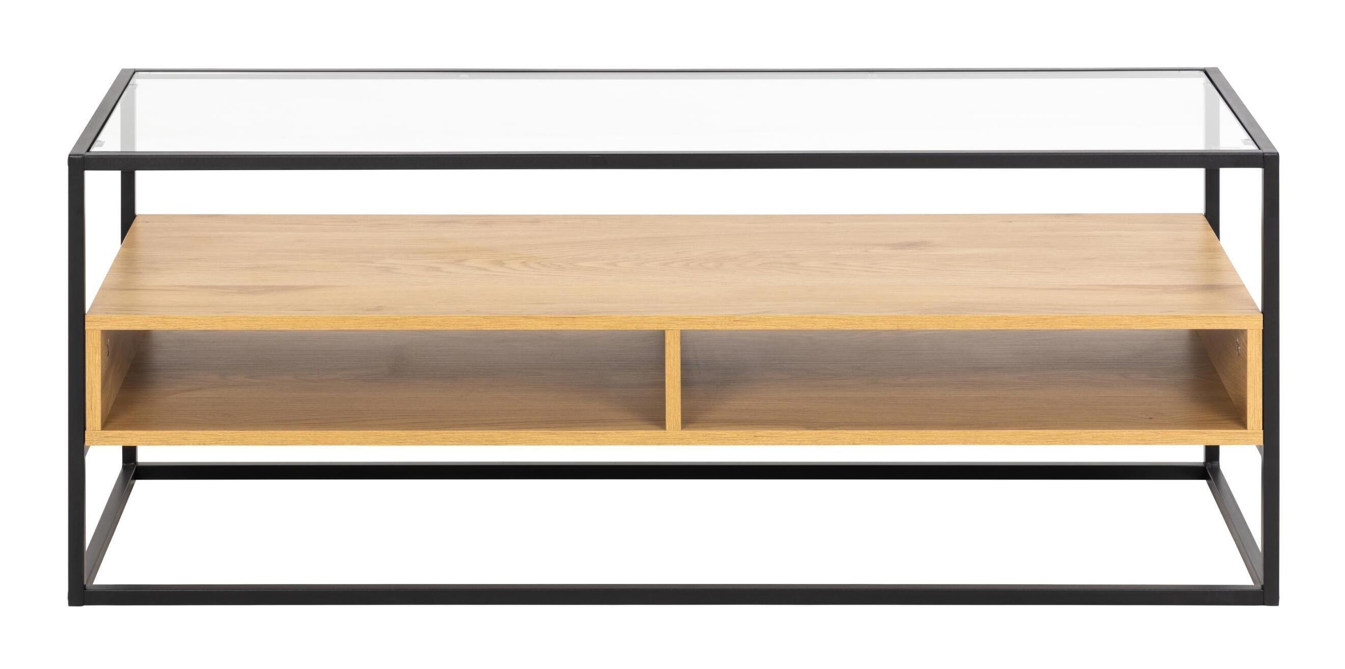 Bendt TV-meubel 'Maikel' Eiken en glas, 120cm