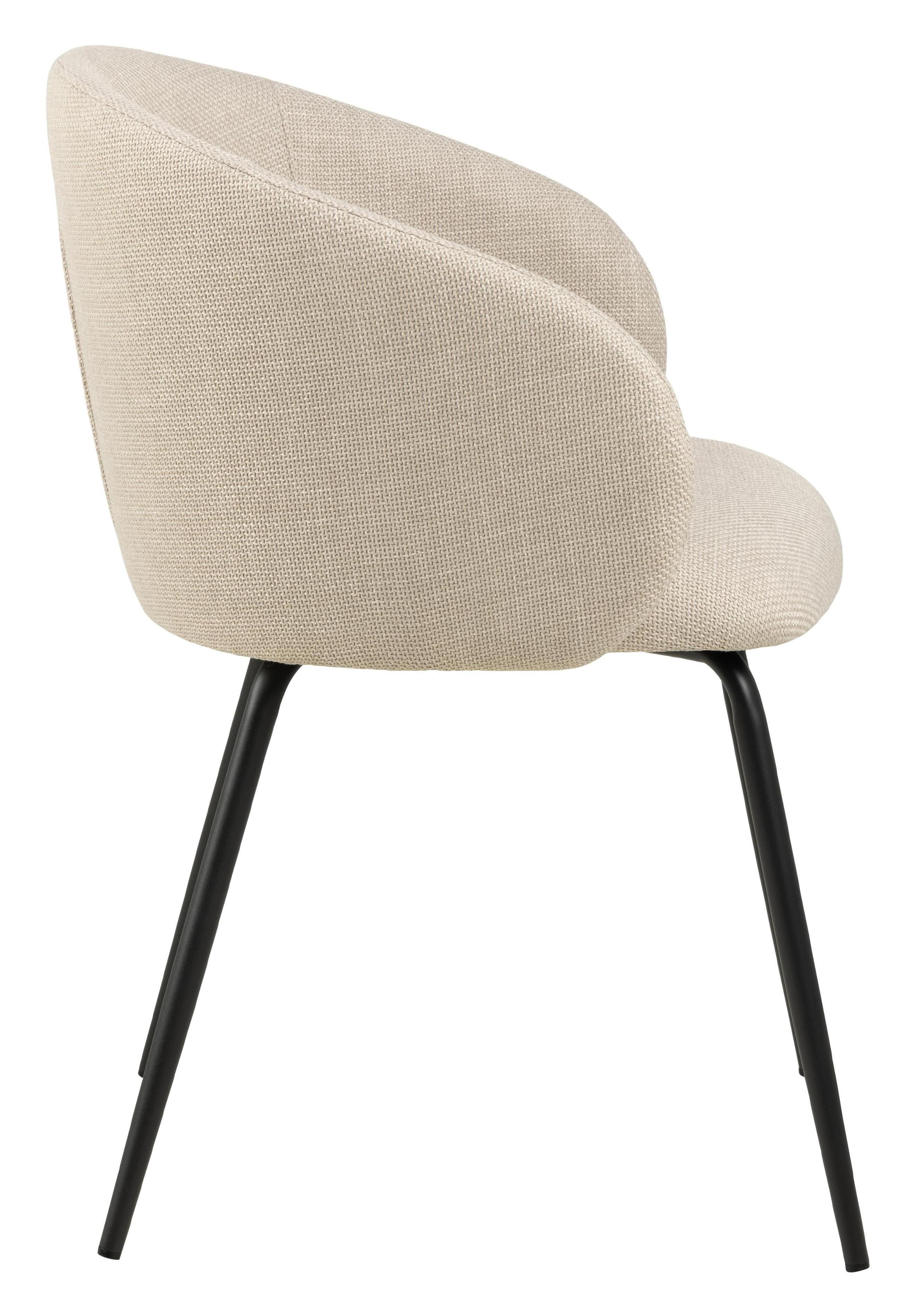Bendt Eetkamerstoel 'Cristi' Structuurstof, kleur Beige