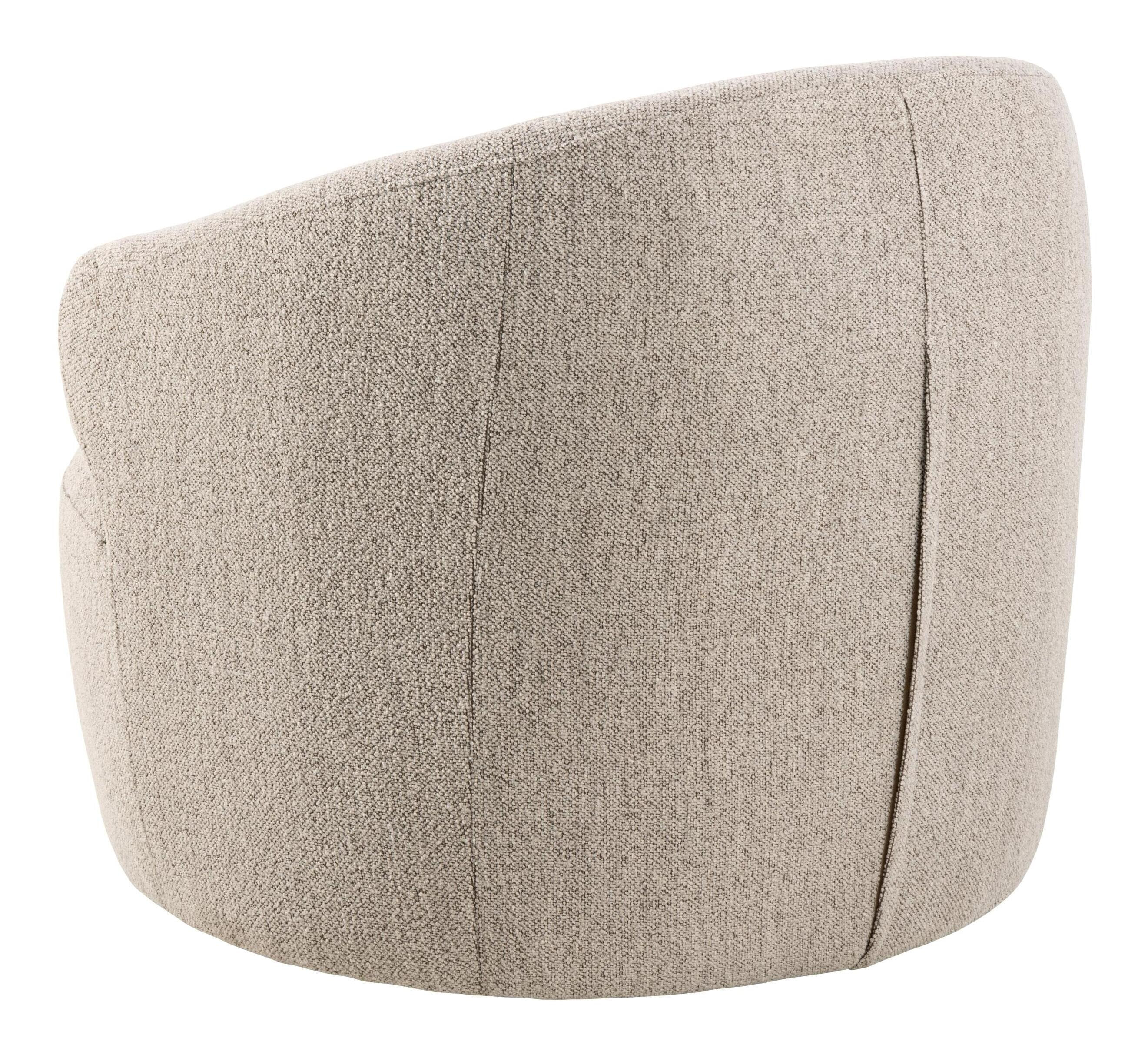 Bendt Draaibare Fauteuil 'Breah' Bouclé, kleur Beige