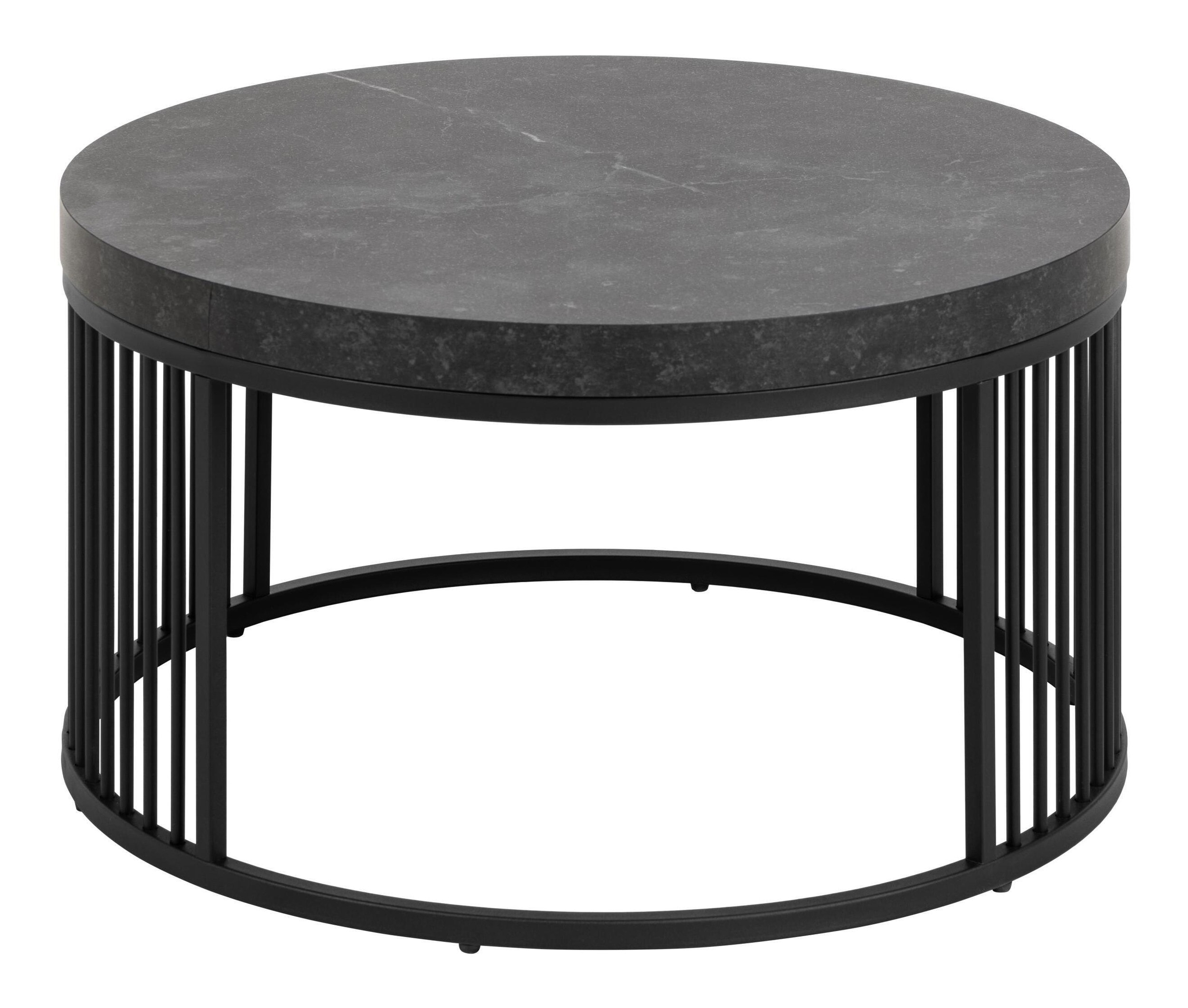 Bendt Ronde Salontafel 'Esme' Marmerlook, 65cm