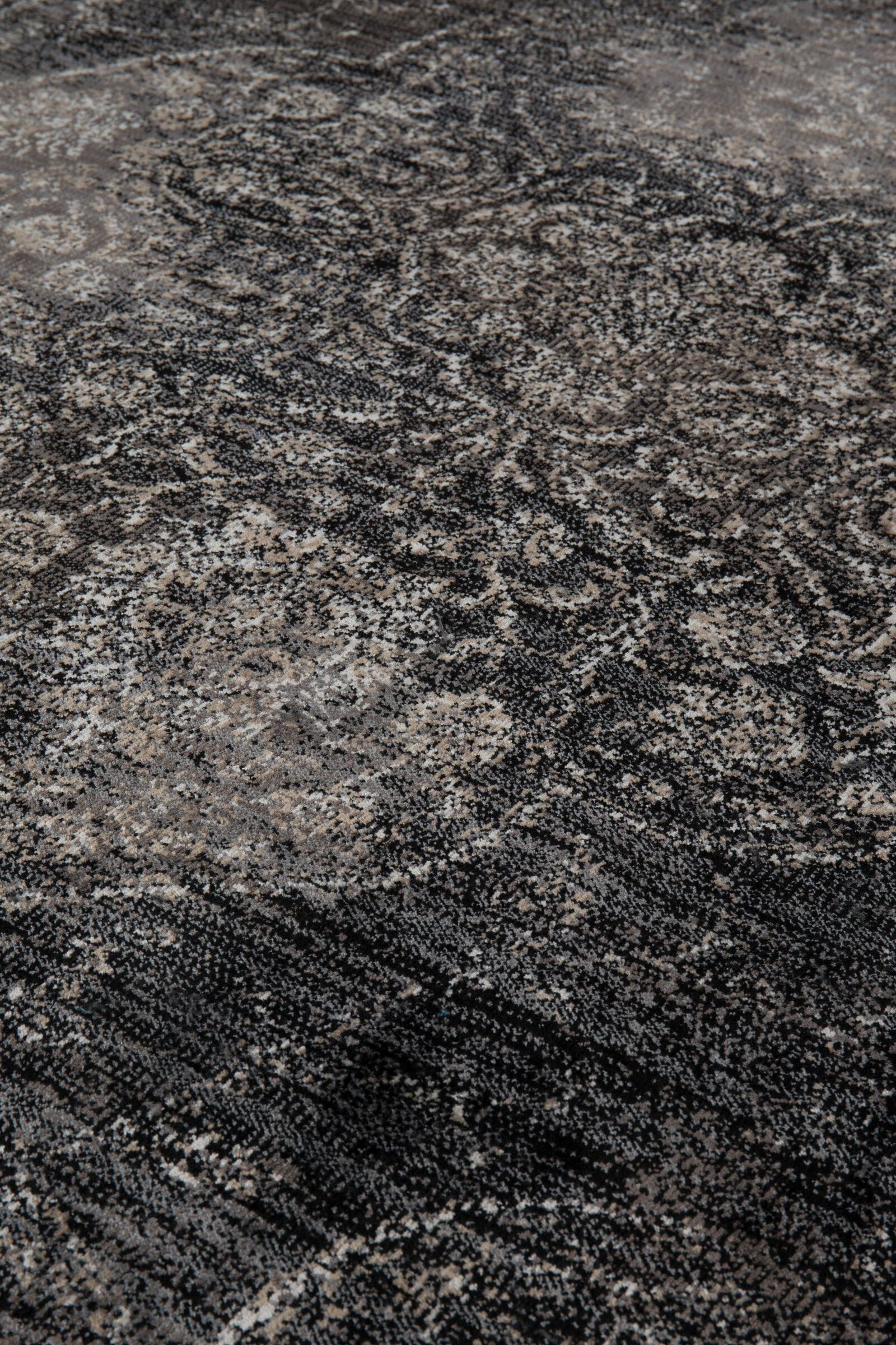 Dutchbone Vloerkleed 'Rugged' 170 x 240cm, kleur Dark