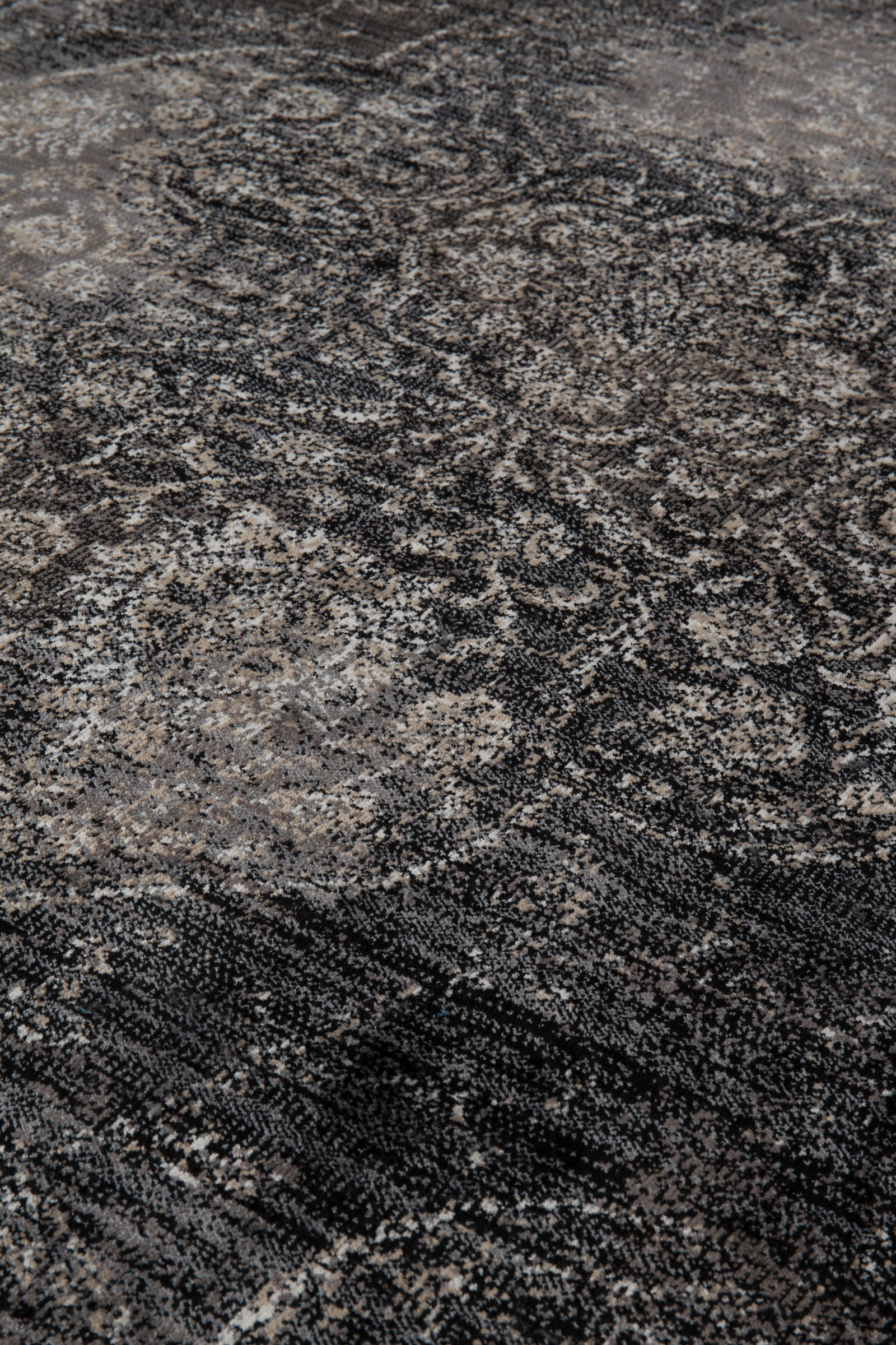 Dutchbone Vloerkleed 'Rugged' 200 x 300cm, kleur Dark