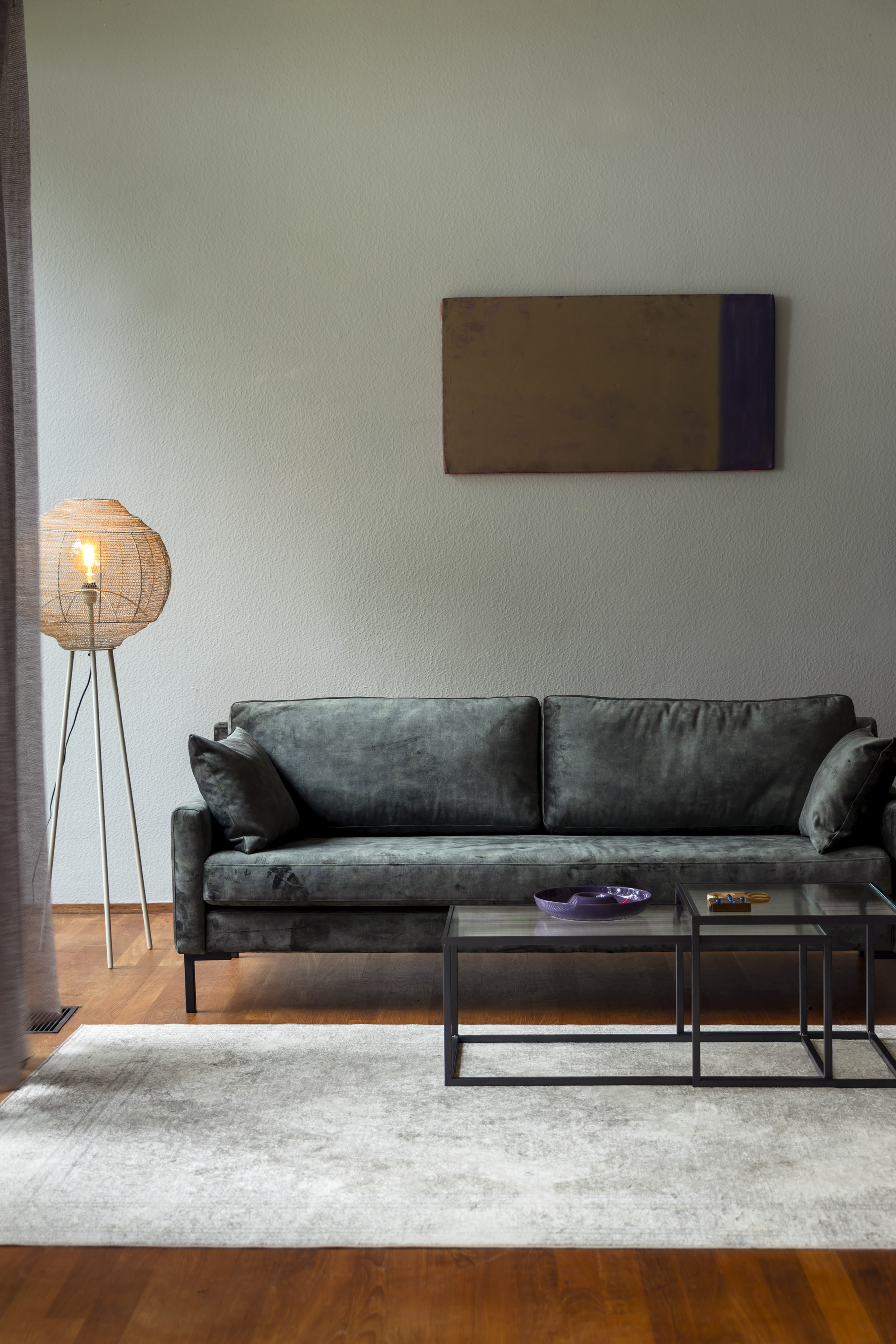 Dutchbone Vloerkleed 'Rugged' 200 x 300cm, kleur Light