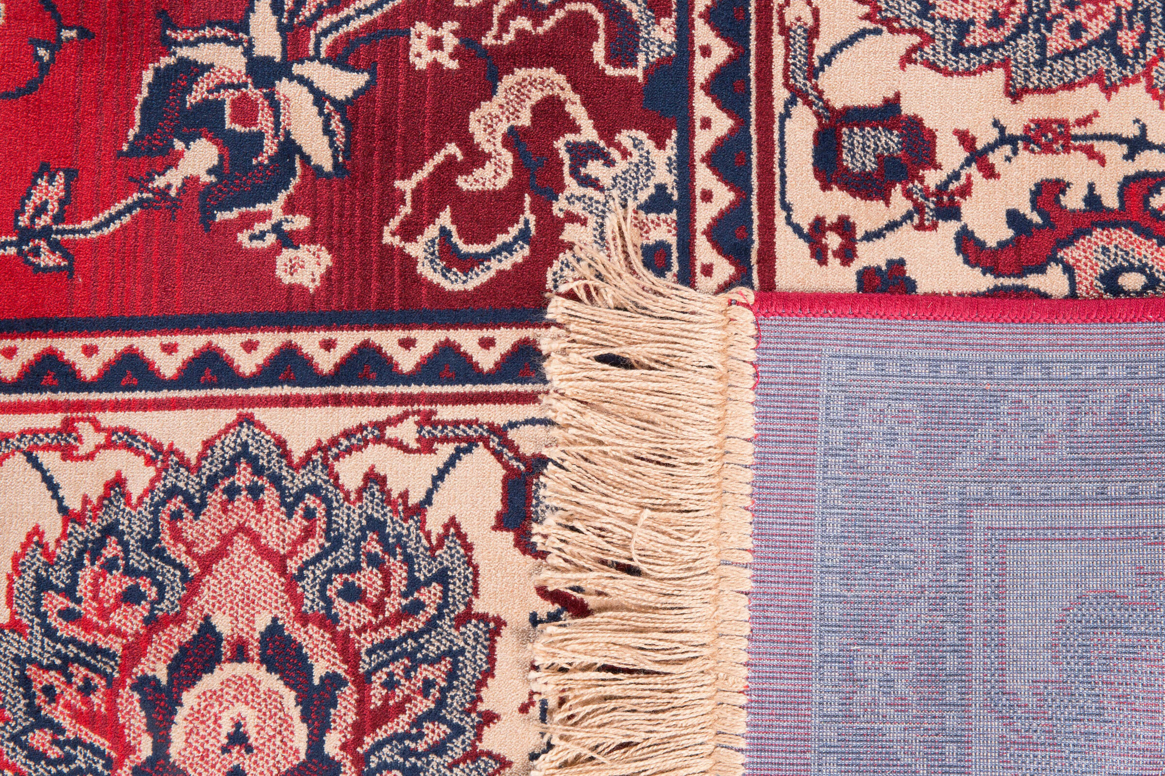Dutchbone Vloerkleed 'Bid' 170 x 240cm, kleur Old Red