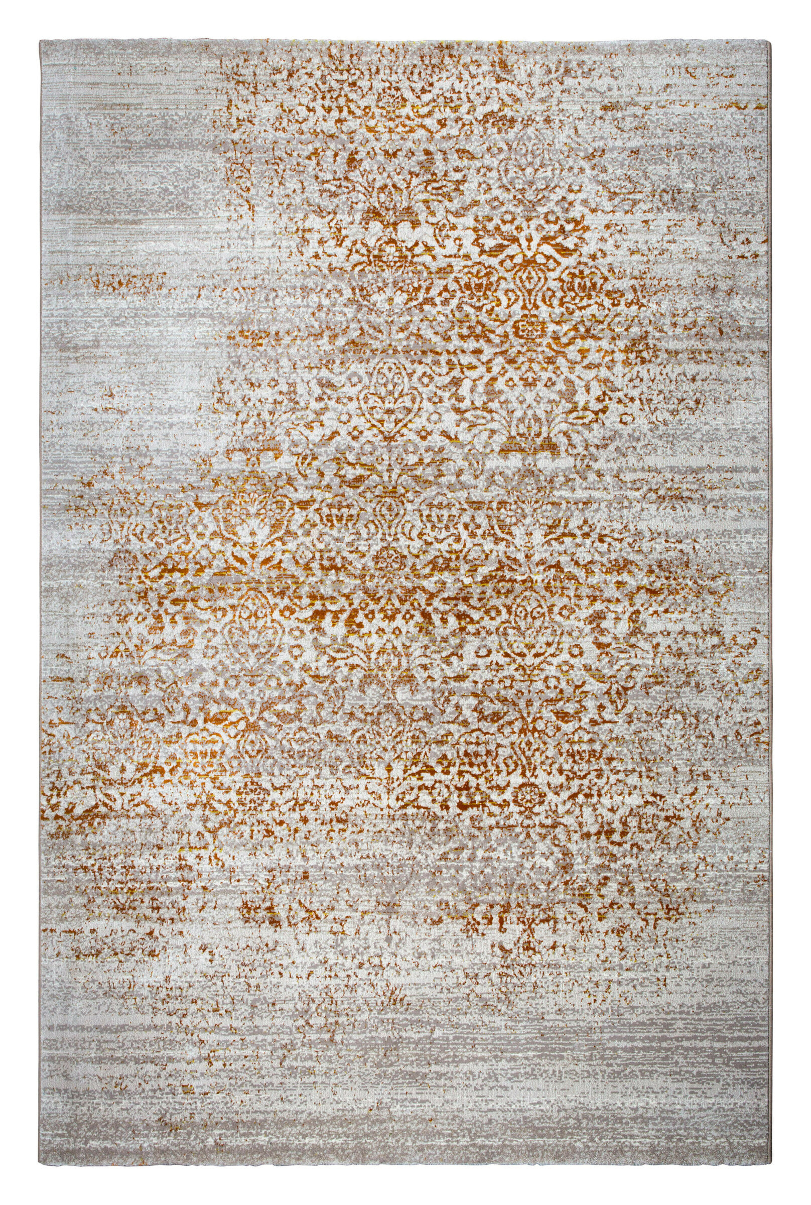 Zuiver Vloerkleed 'Magic' 160 x 230cm, kleur Grijs/Oranje