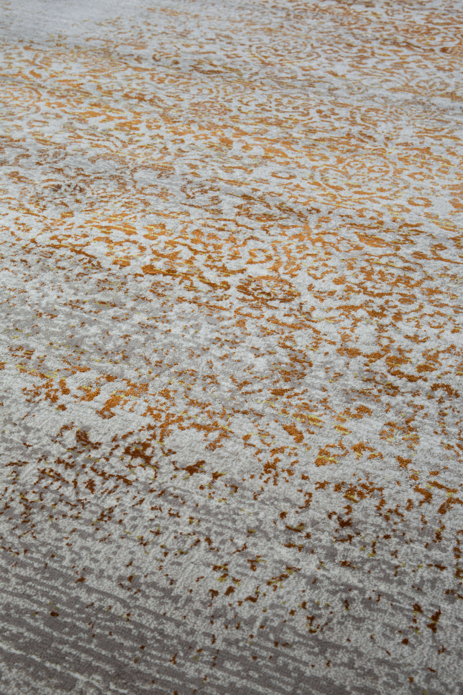 Zuiver Vloerkleed 'Magic' 160 x 230cm, kleur Grijs/Oranje