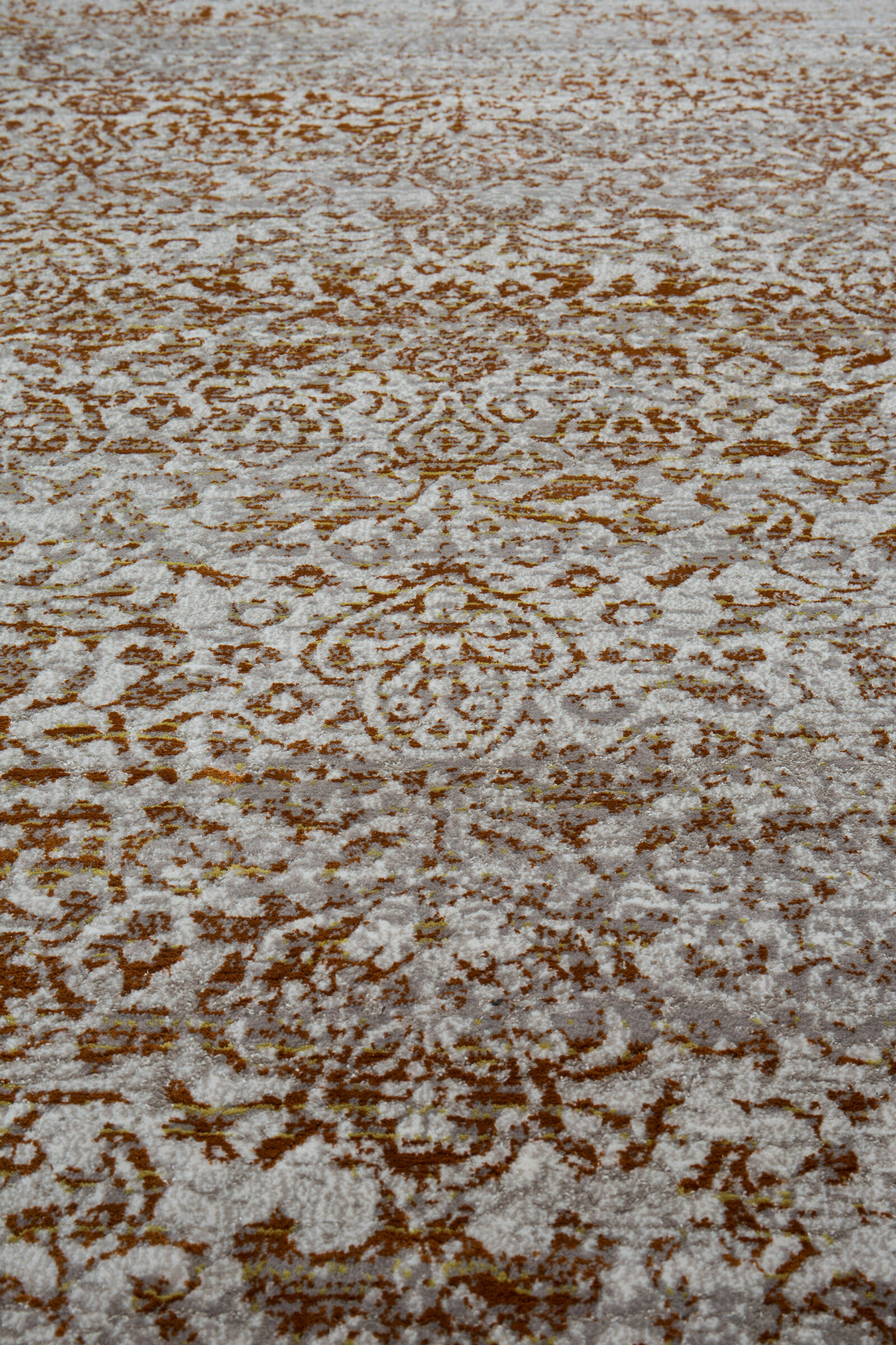 Zuiver Vloerkleed 'Magic' 160 x 230cm, kleur Grijs/Oranje