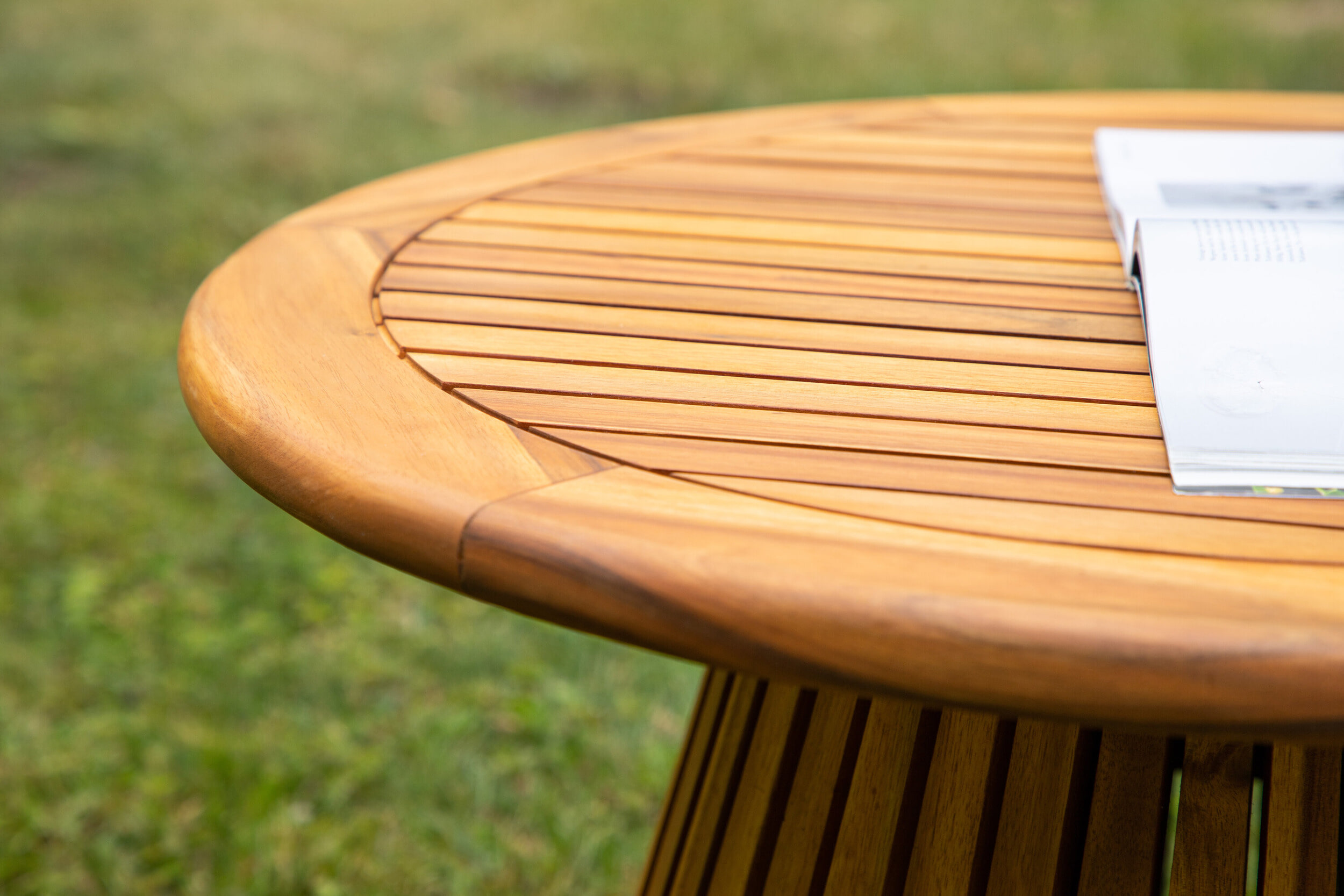 Nohr Ronde Loungetafel 'Lanay' Acaciahout, 70cm