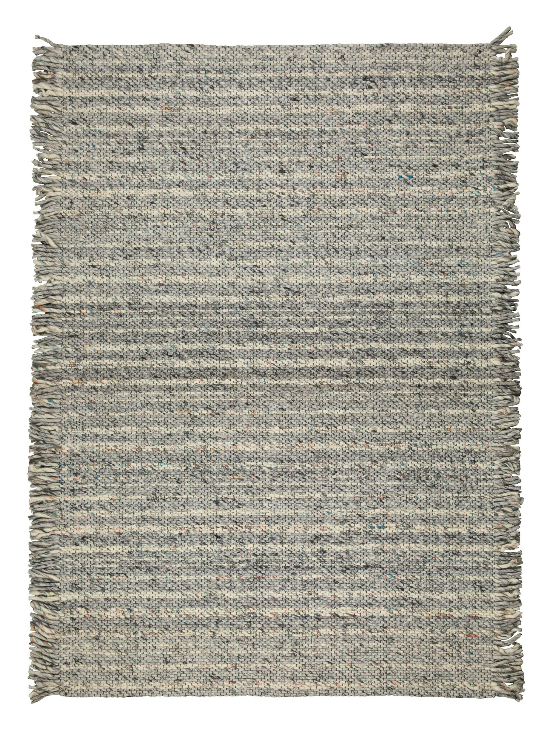 Zuiver Vloerkleed Frills 170 x 240cm - Grijs/Blauw