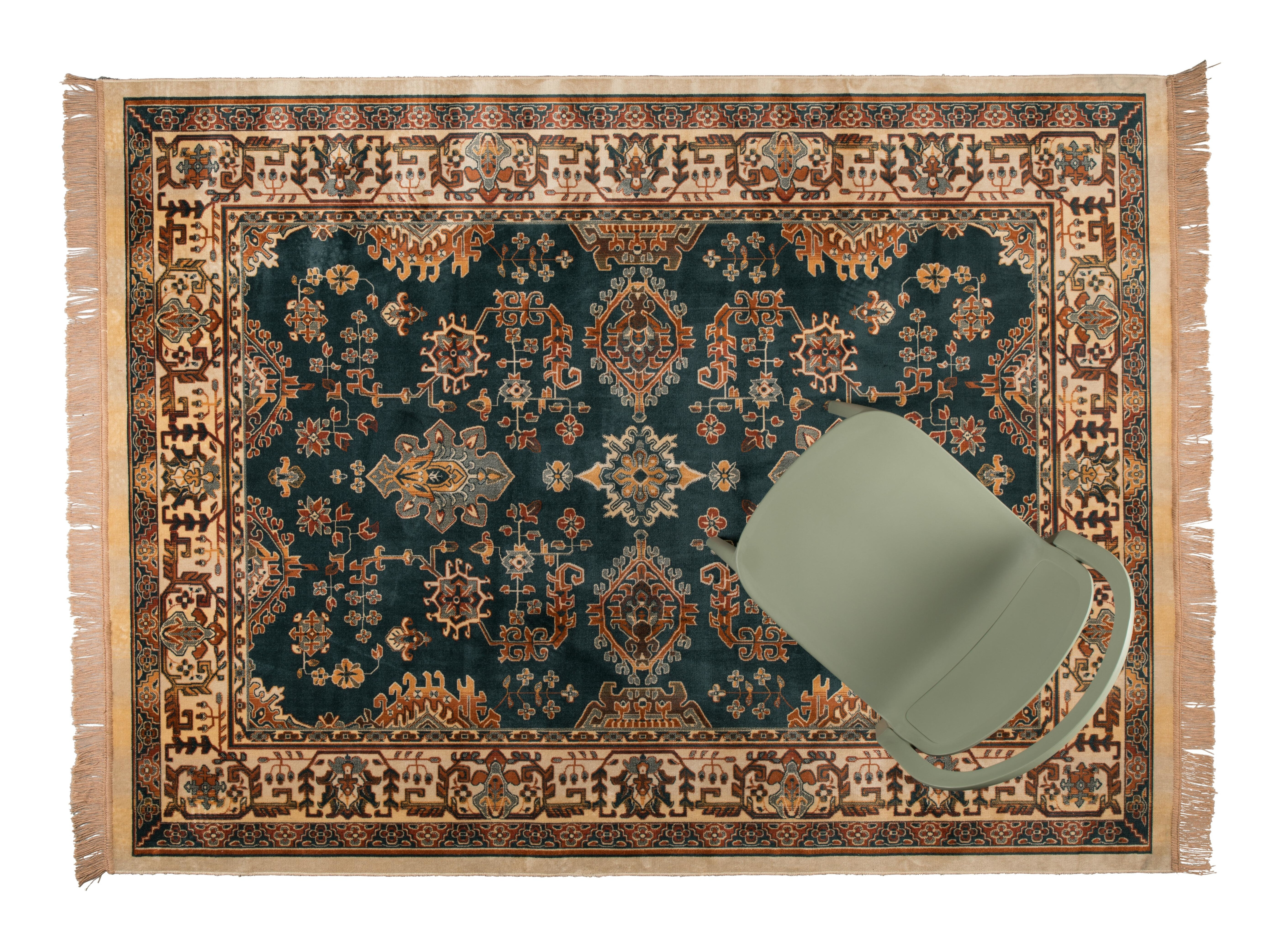 ZILT Vloerkleed 'Boog' 160x230cm, kleur Camel