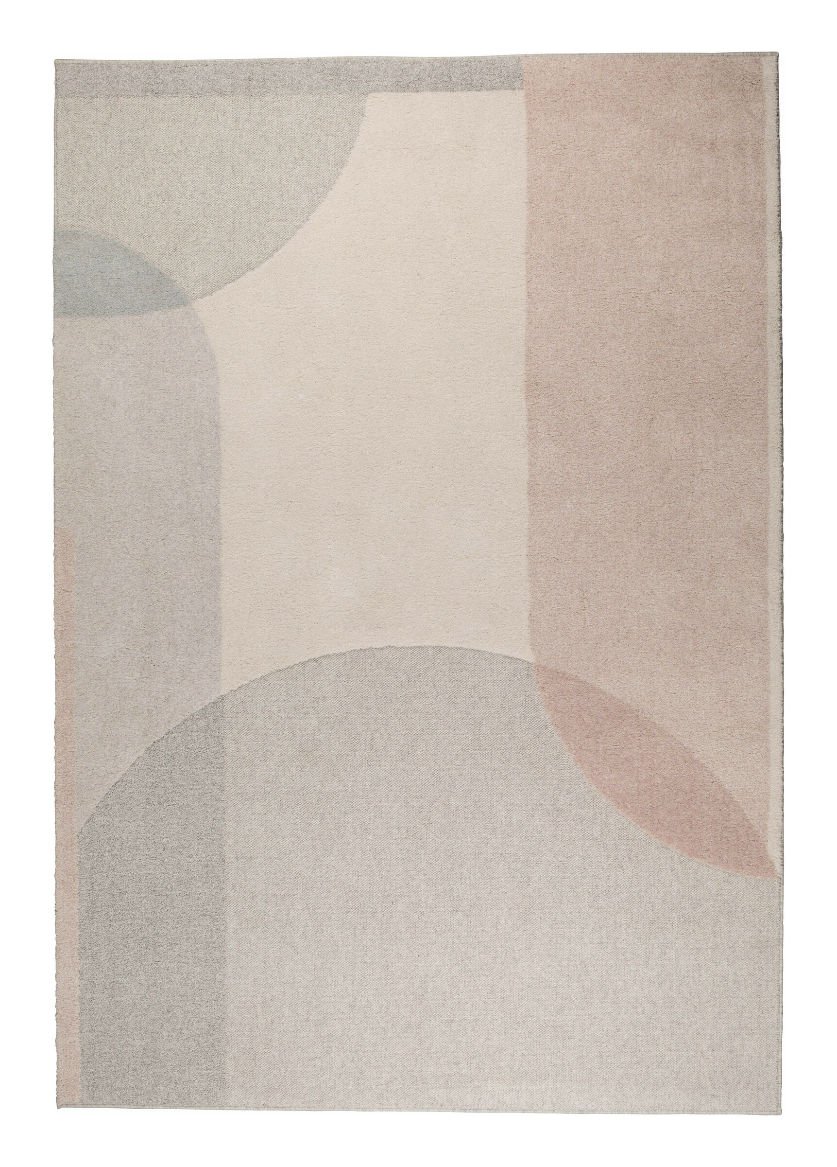 Zuiver Vloerkleed 'Dream' kleur Naturel/Roze