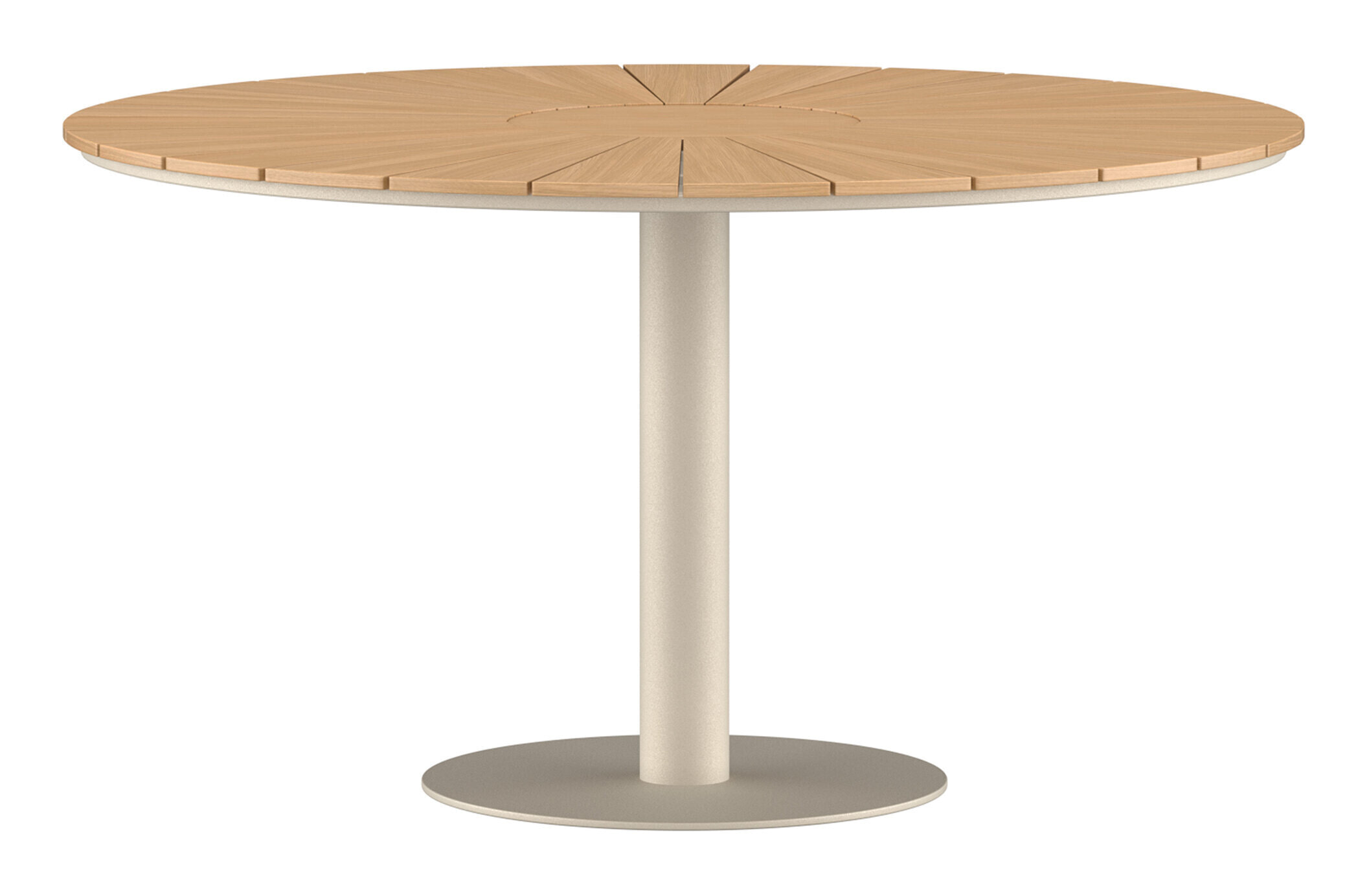Nohr Ronde Tuintafel Lavelle Teak, Ø120cm - Beige