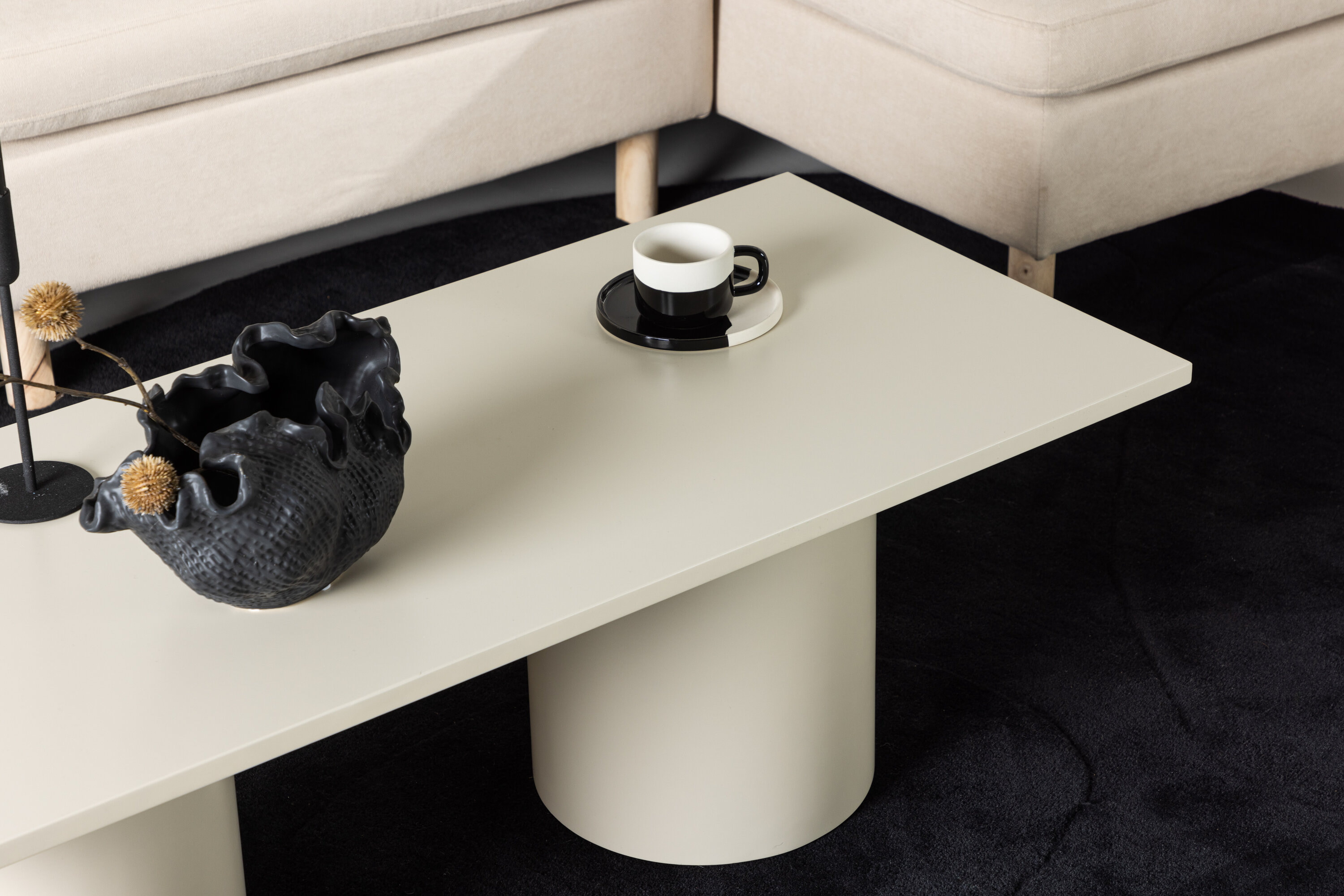 Nohr Salontafel 'Marysia' 120 x 50cm, MDF, kleur Beige