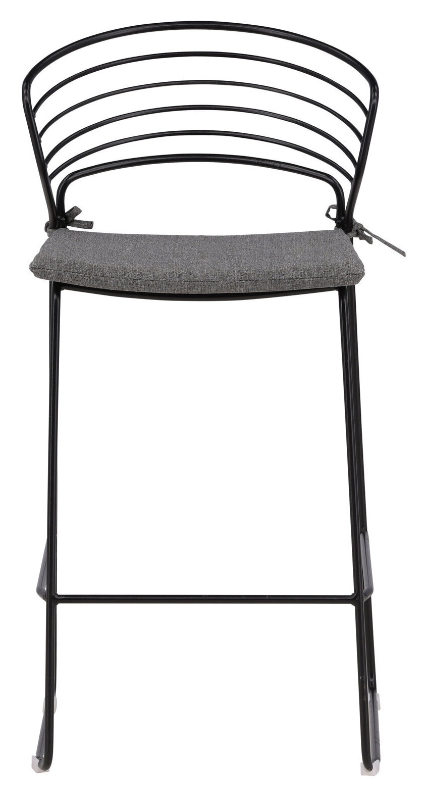 Nohr Outdoor Barkruk 'Daman' kleur Zwart (zithoogte 65cm)