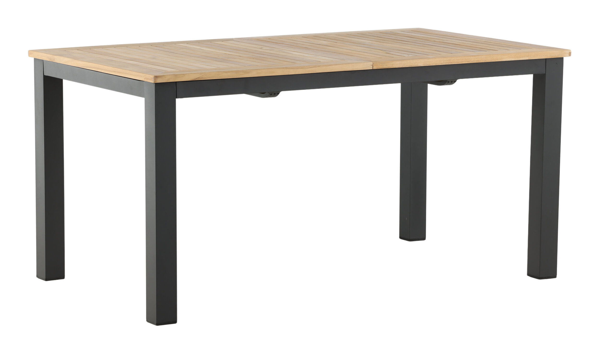 Nohr Uitschuifbare Tuintafel 'Taysha' Teakhout, 152/210 x 90cm, kleur Zwart