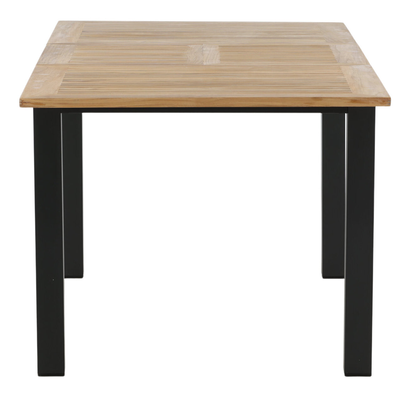 Nohr Uitschuifbare Tuintafel 'Taysha' Teakhout, 152/210 x 90cm, kleur Zwart
