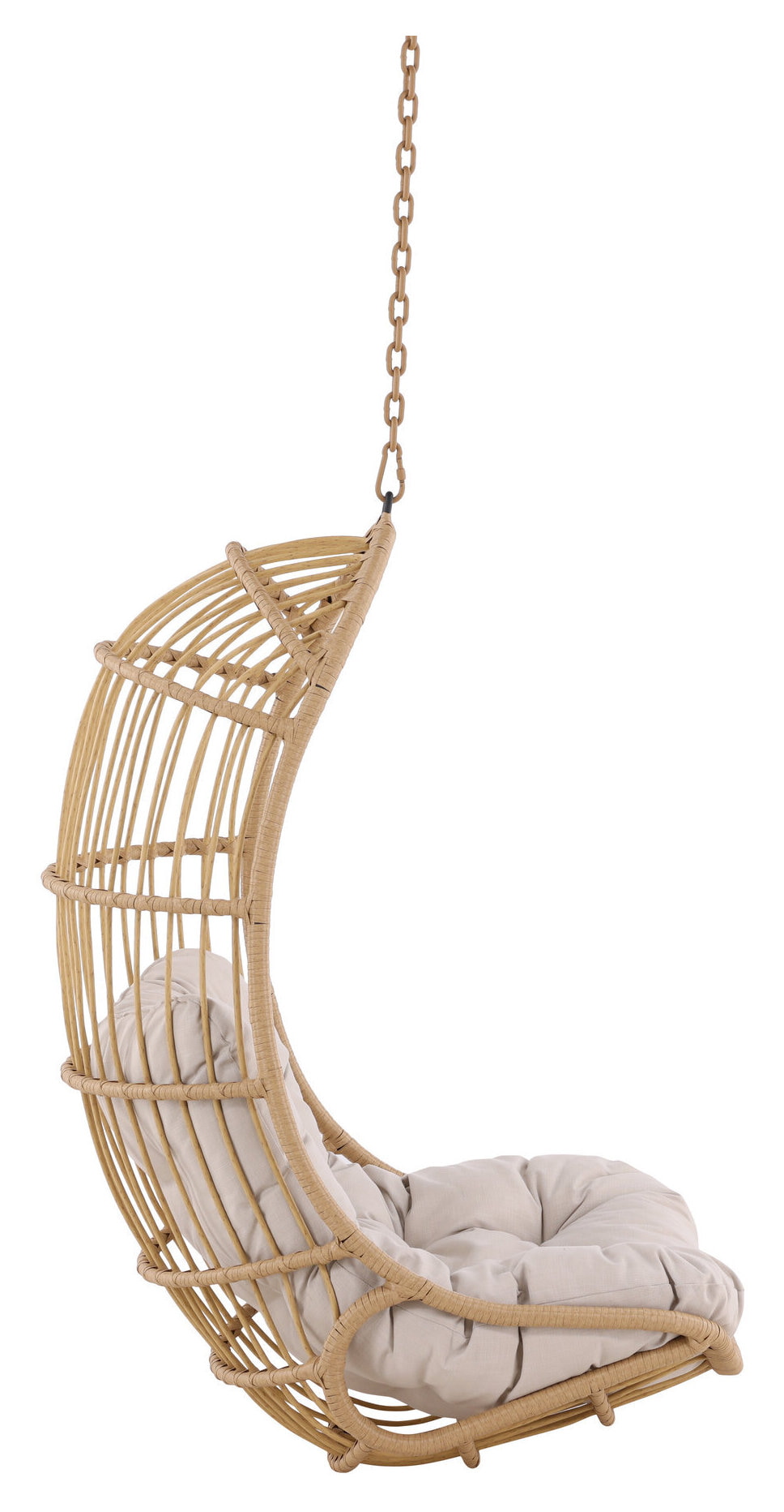 Nohr Hangstoel 'Pattrick' Rotan, kleur Naturel (excl. standaard)