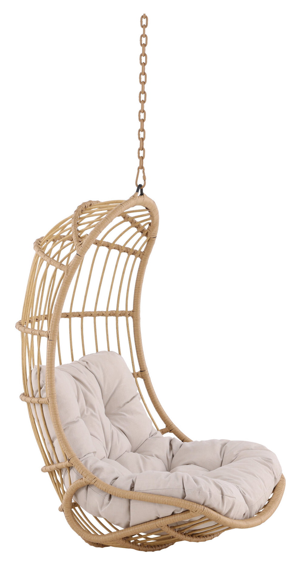 Nohr Hangstoel 'Pattrick' Rotan, kleur Naturel (excl. standaard)