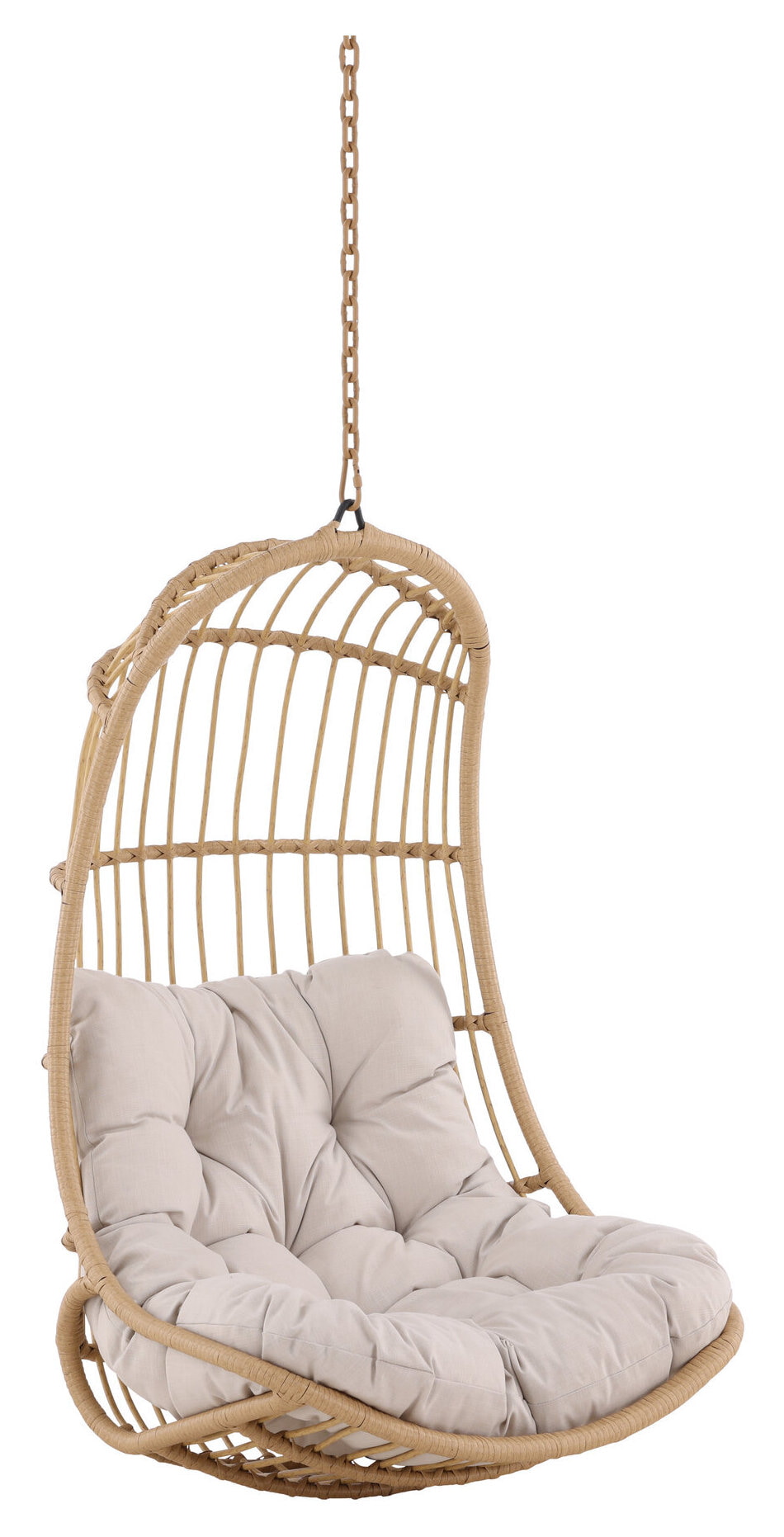 Nohr Hangstoel 'Pattrick' Rotan, kleur Naturel (excl. standaard)