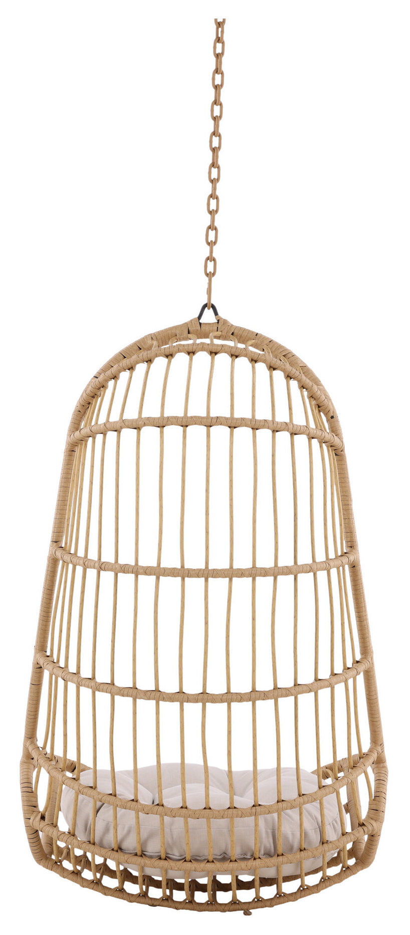 Nohr Hangstoel 'Pattrick' Rotan, kleur Naturel (excl. standaard)
