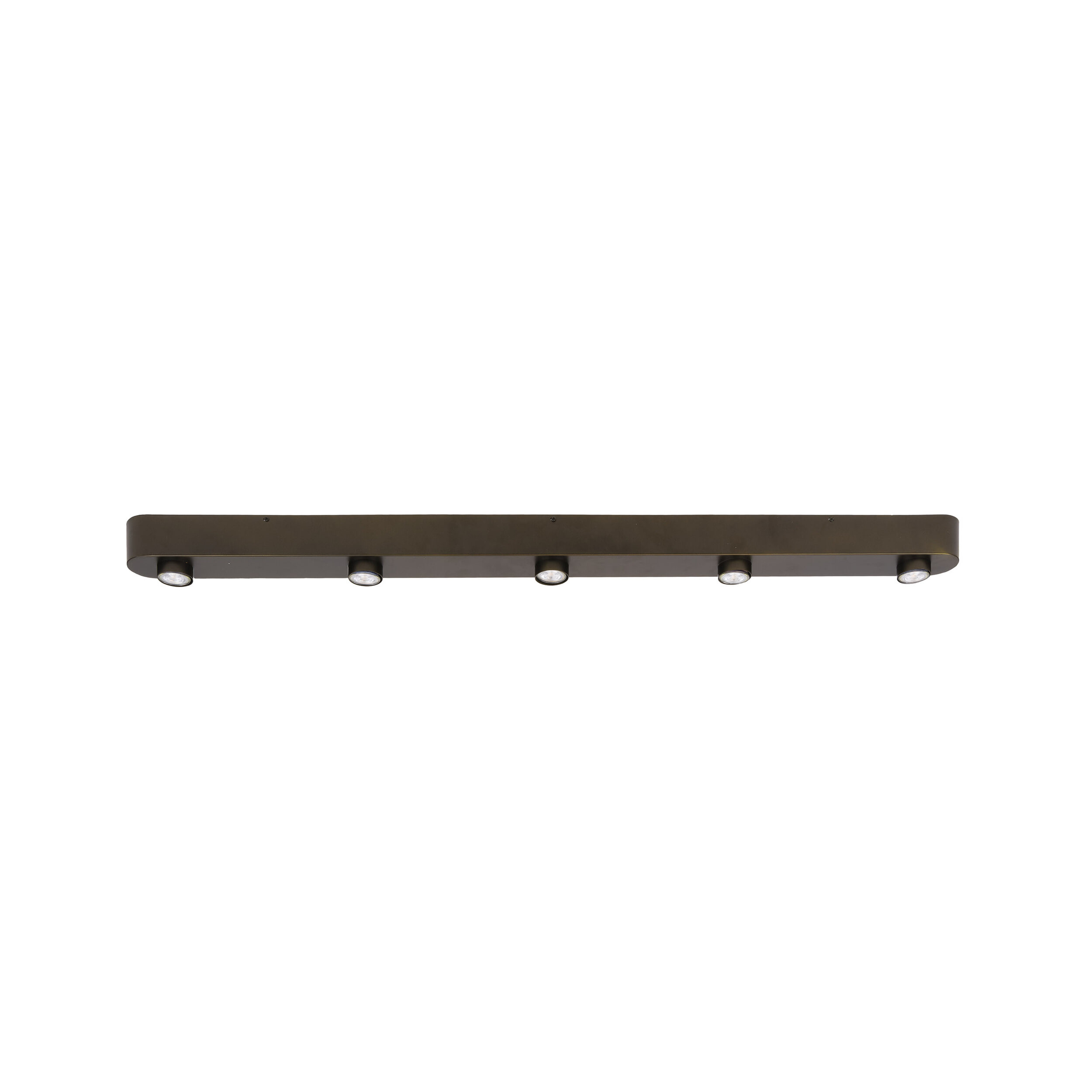 LifestyleFurn Plafondlamp 'Letonya' 5-lamps, 135cm, kleur Sienna Bruin
