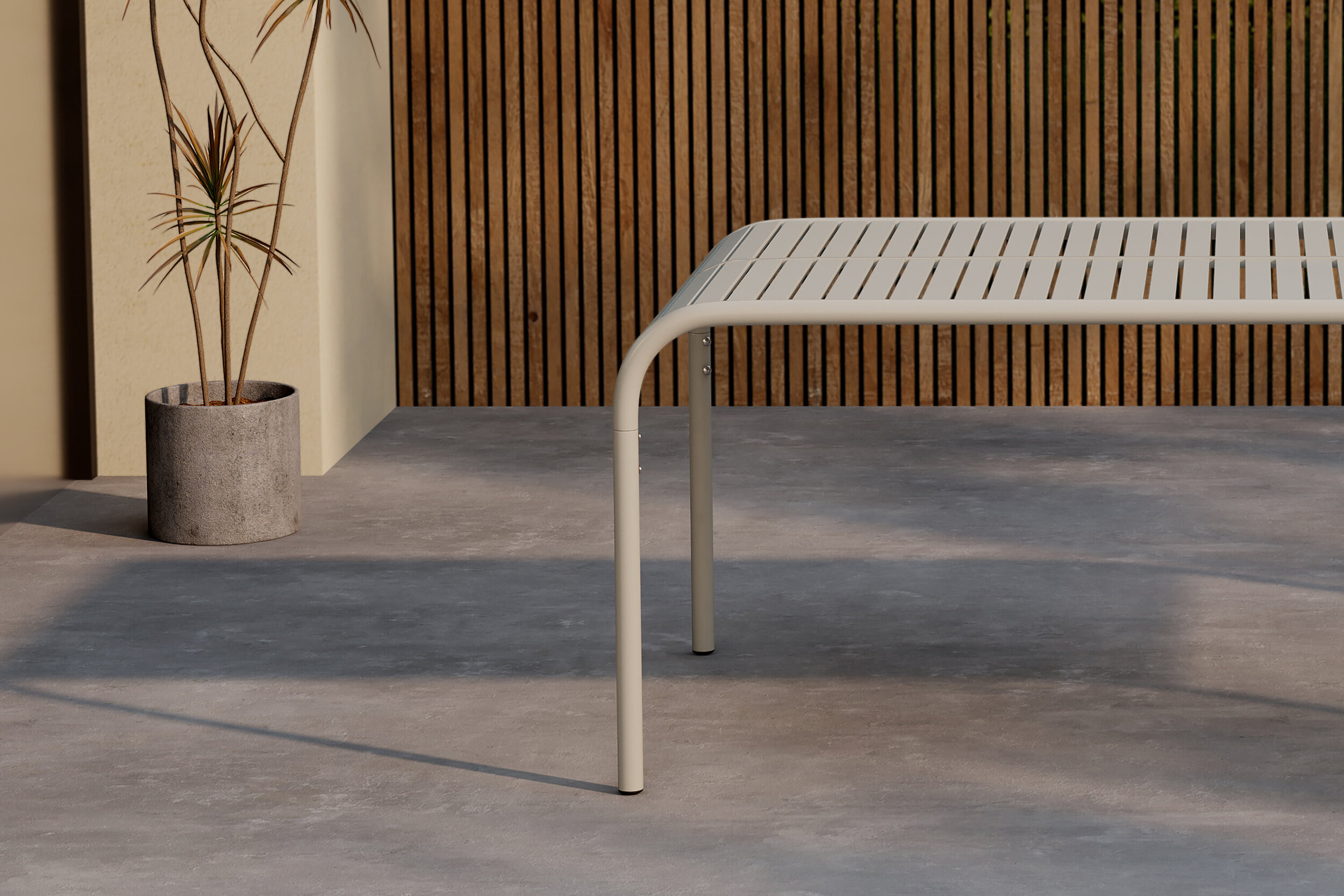 Nohr Tuintafel 'Jackelin' 200 x 100cm, kleur Beige