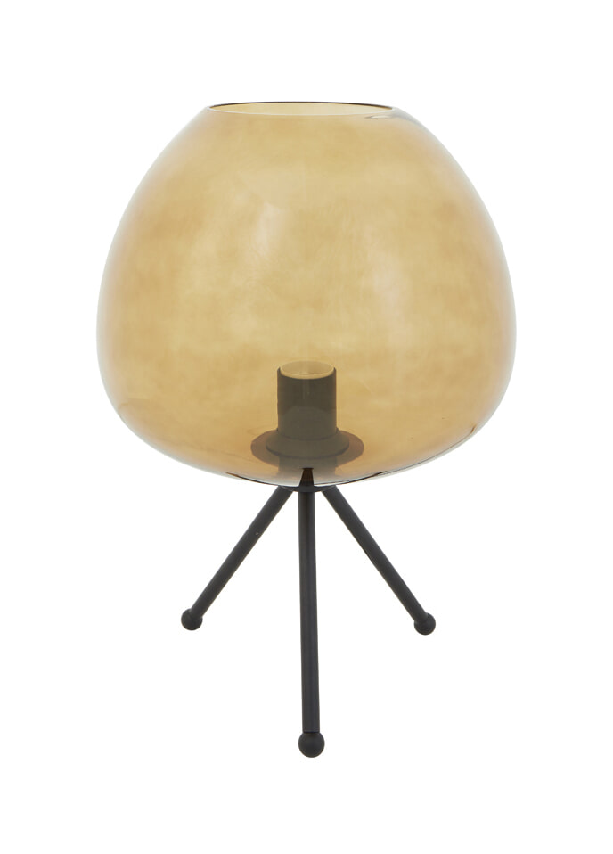 Light & Living Tafellamp 'Mayson' kleur Bruin Light & Living Tafellamp 'Mayson' kleur Bruin