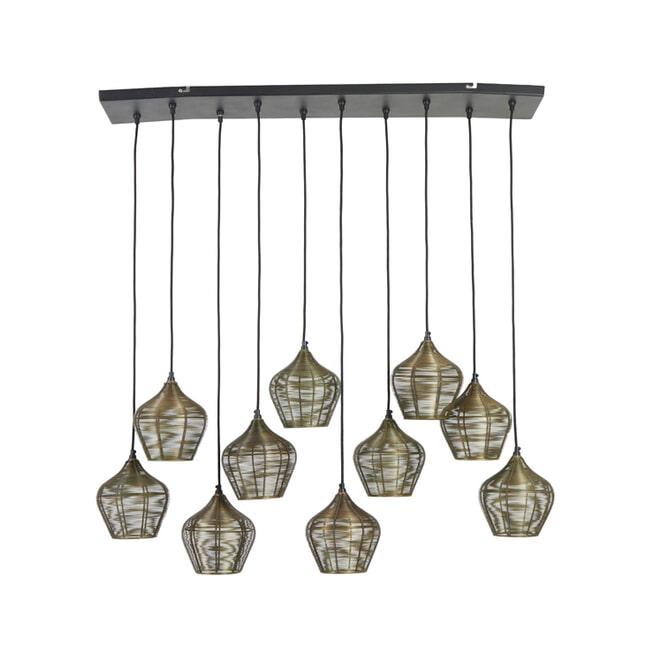 Light & Living Hanglamp 'Alvaro' 10-Lamps
