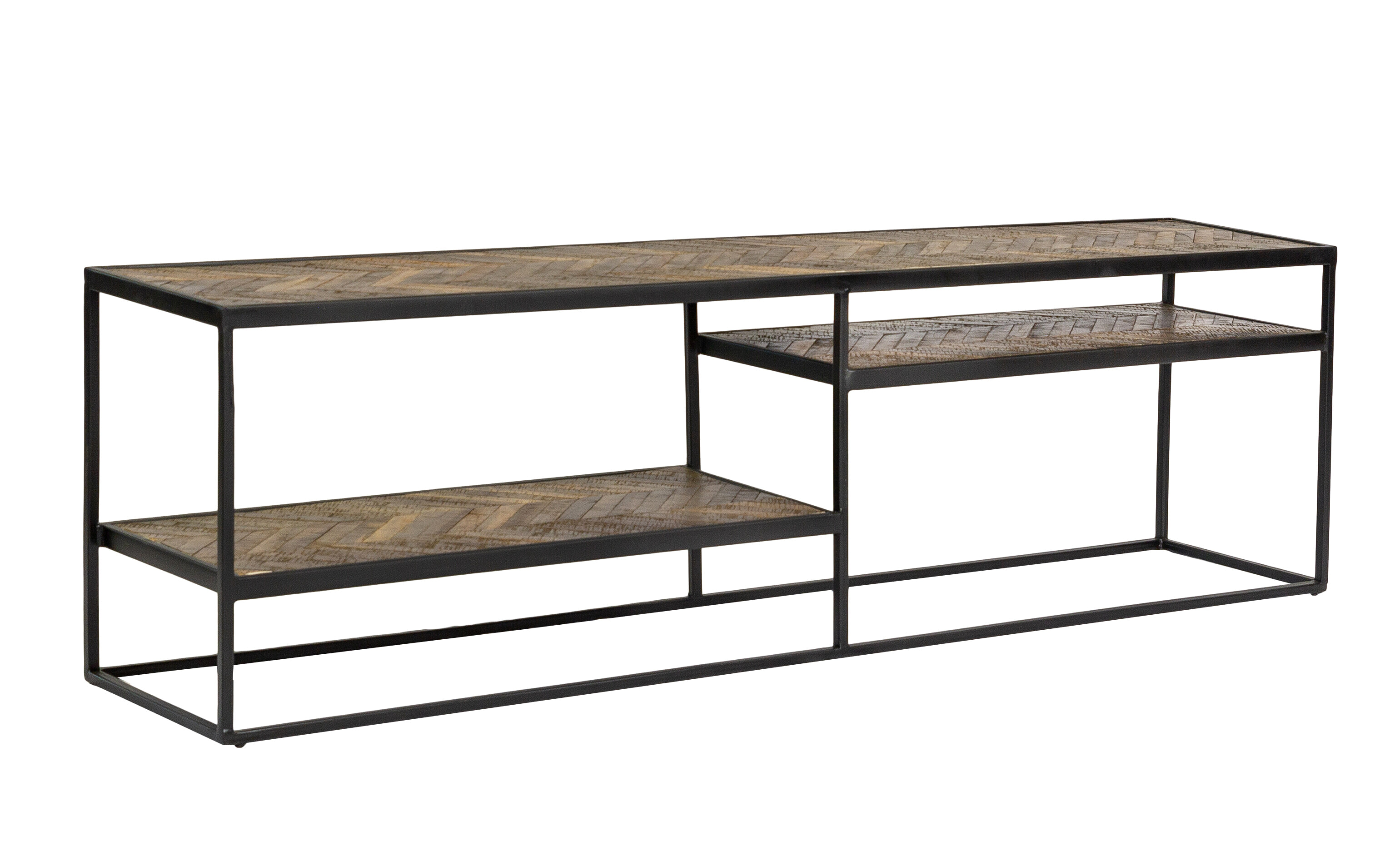 BASE TV-meubel 'Leia' Teakhout, 180cm, kleur Bruin BASE TV-meubel 'Leia' Teakhout, 180cm, kleur Bruin