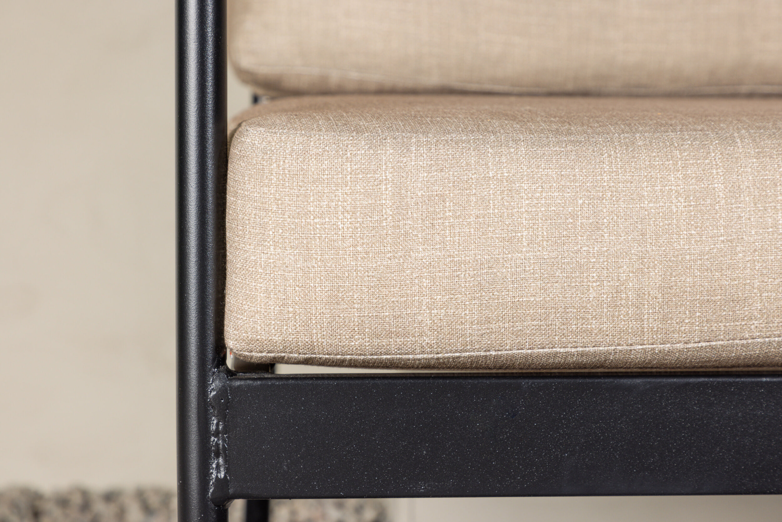 Nohr Loungeset 'Pamella' Met bank en tafel, kleur Zand