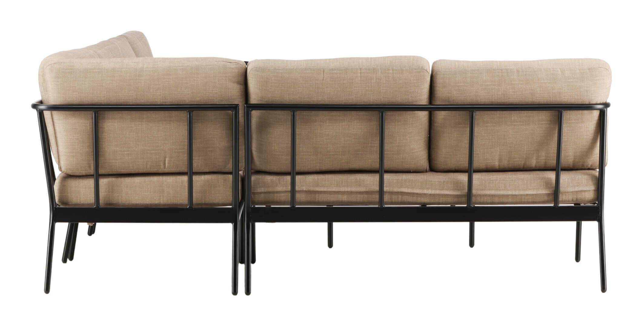 Nohr Loungeset 'Pamella' Met bank en tafel, kleur Zand