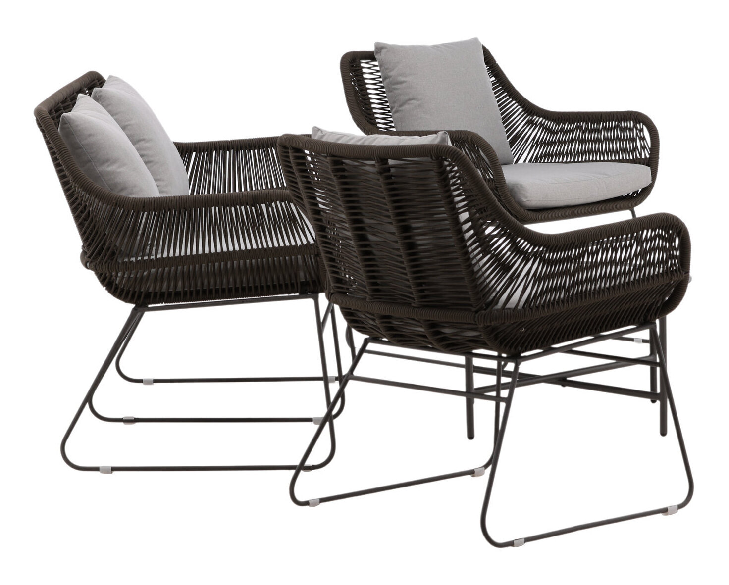 Nohr Loungeset 'Missie' Met bank, 2 loungestoelen en tafel