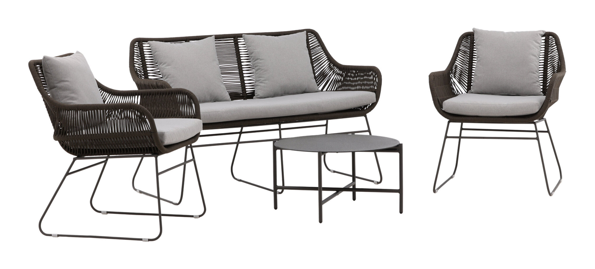 Nohr Loungeset 'Missie' Met bank, 2 loungestoelen en tafel