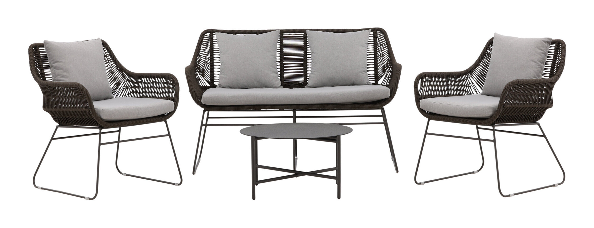 Nohr Loungeset 'Missie' Met bank, 2 loungestoelen en tafel