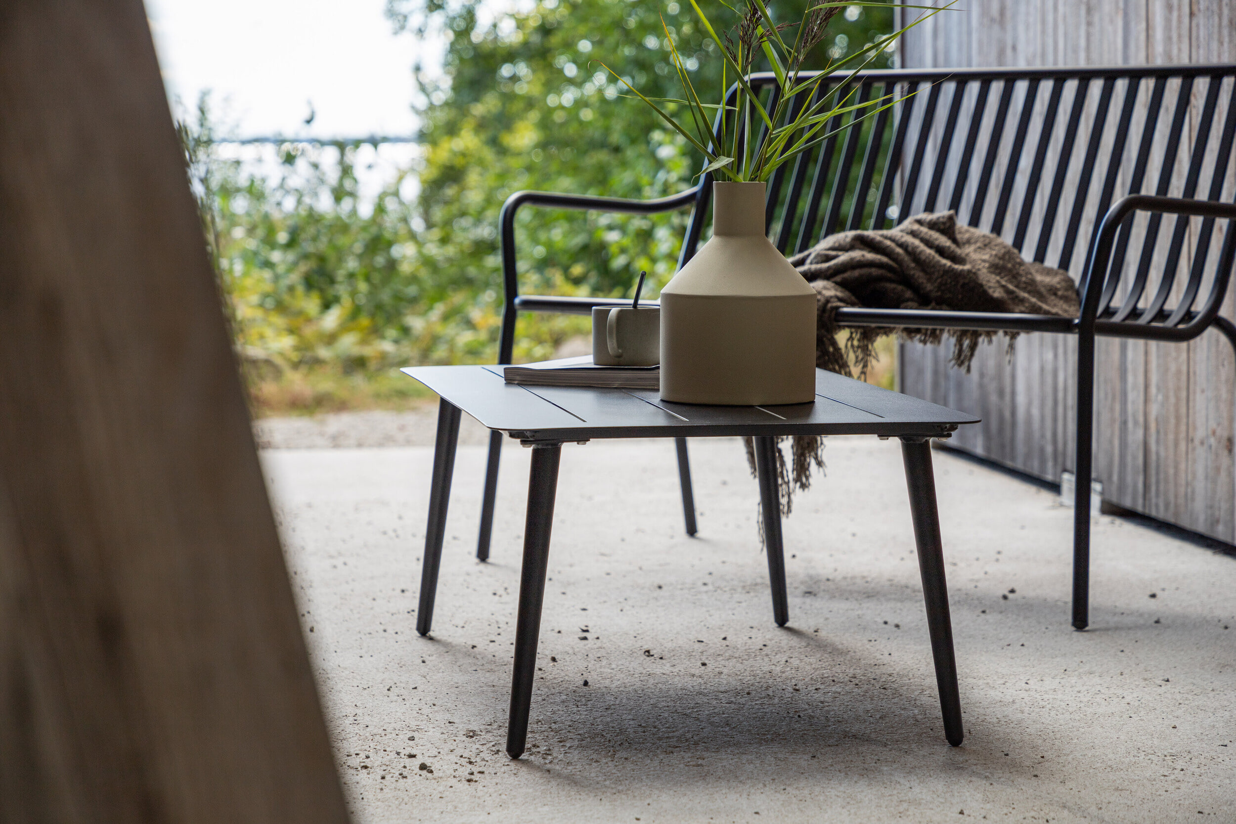 Nohr Loungetafel 'Adon' 100 x 60cm, kleur Zwart