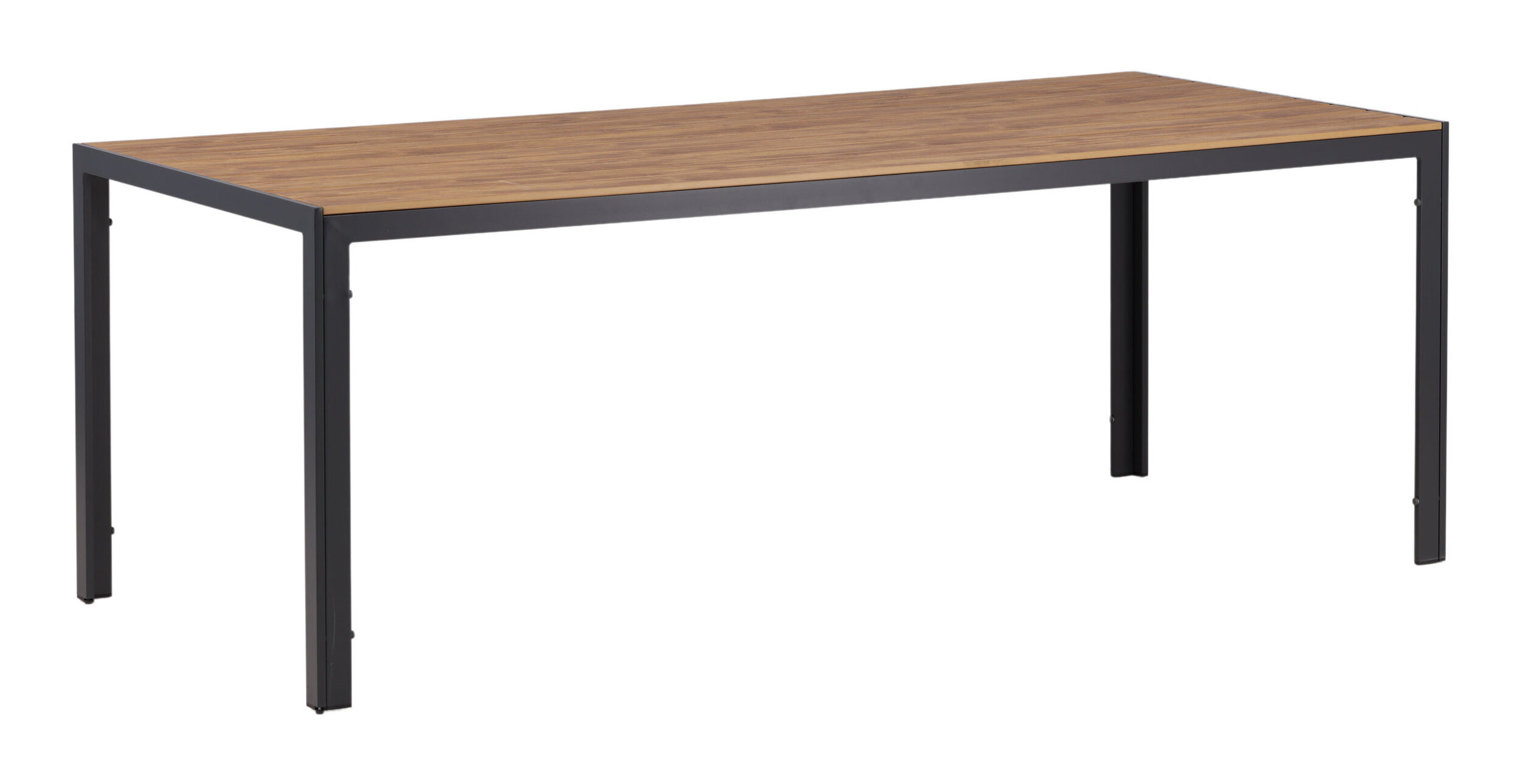 Nohr Tuintafel 'Erikka' 205 x 90cm, kleur Zwart