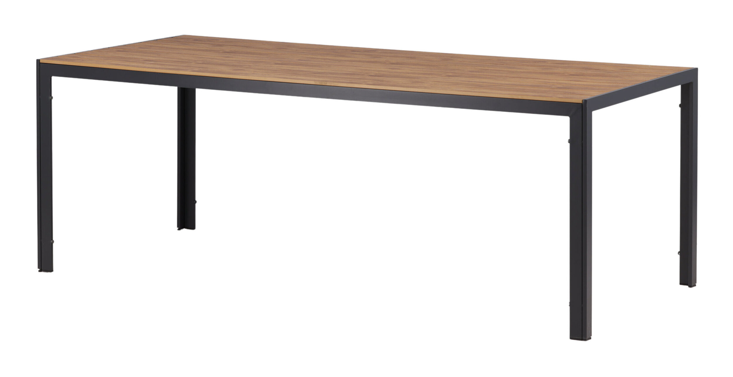 Nohr Tuintafel 'Erikka' 205 x 90cm, kleur Zwart