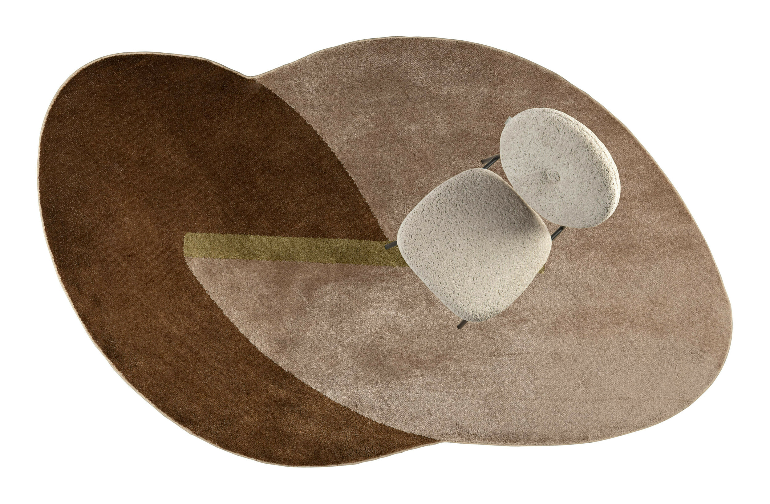 Zuiver Vloerkleed 'Phila' 160 x 257cm, kleur Terra