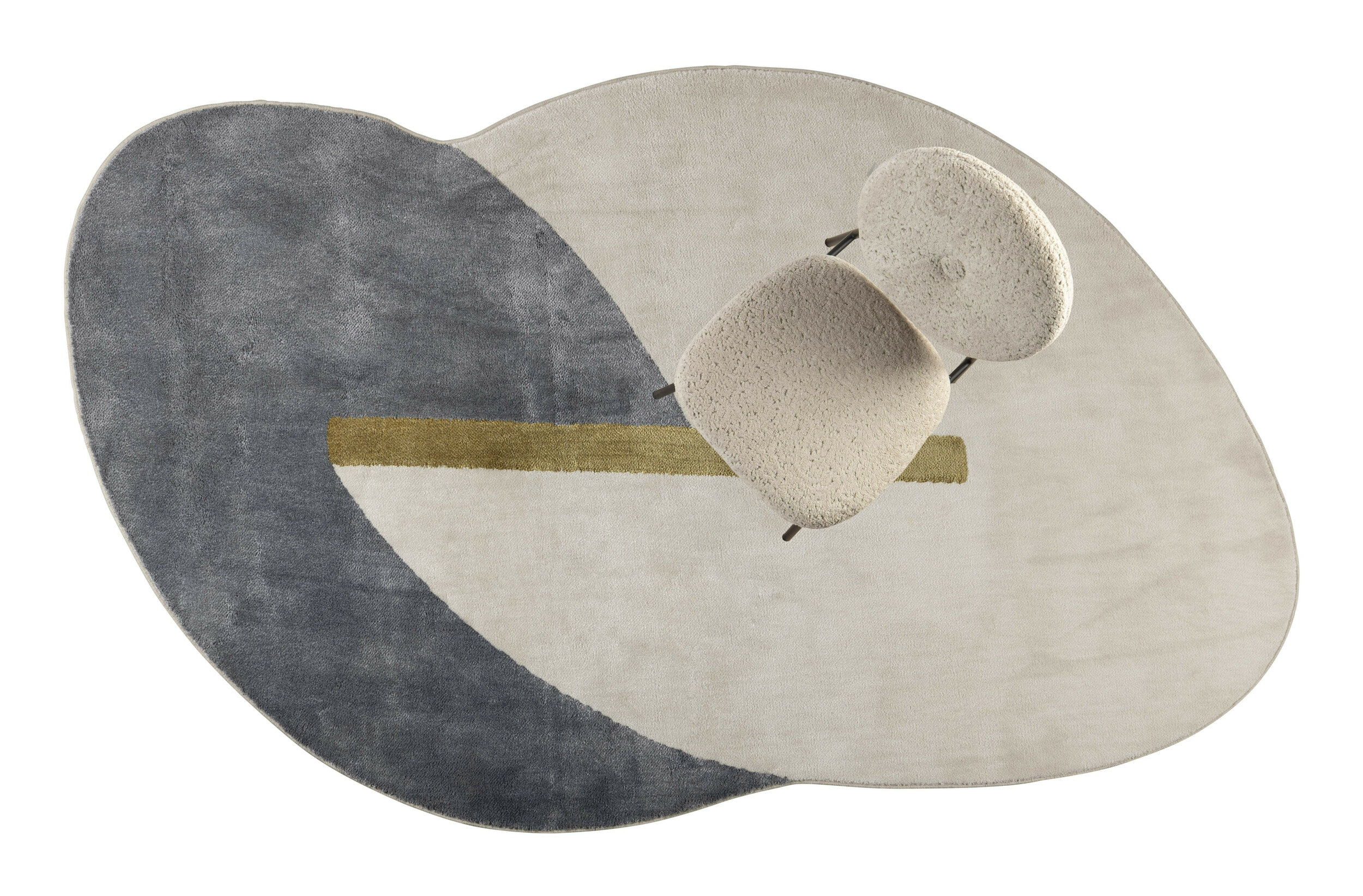 Zuiver Vloerkleed 'Phila' 160 x 257cm, kleur Blauw