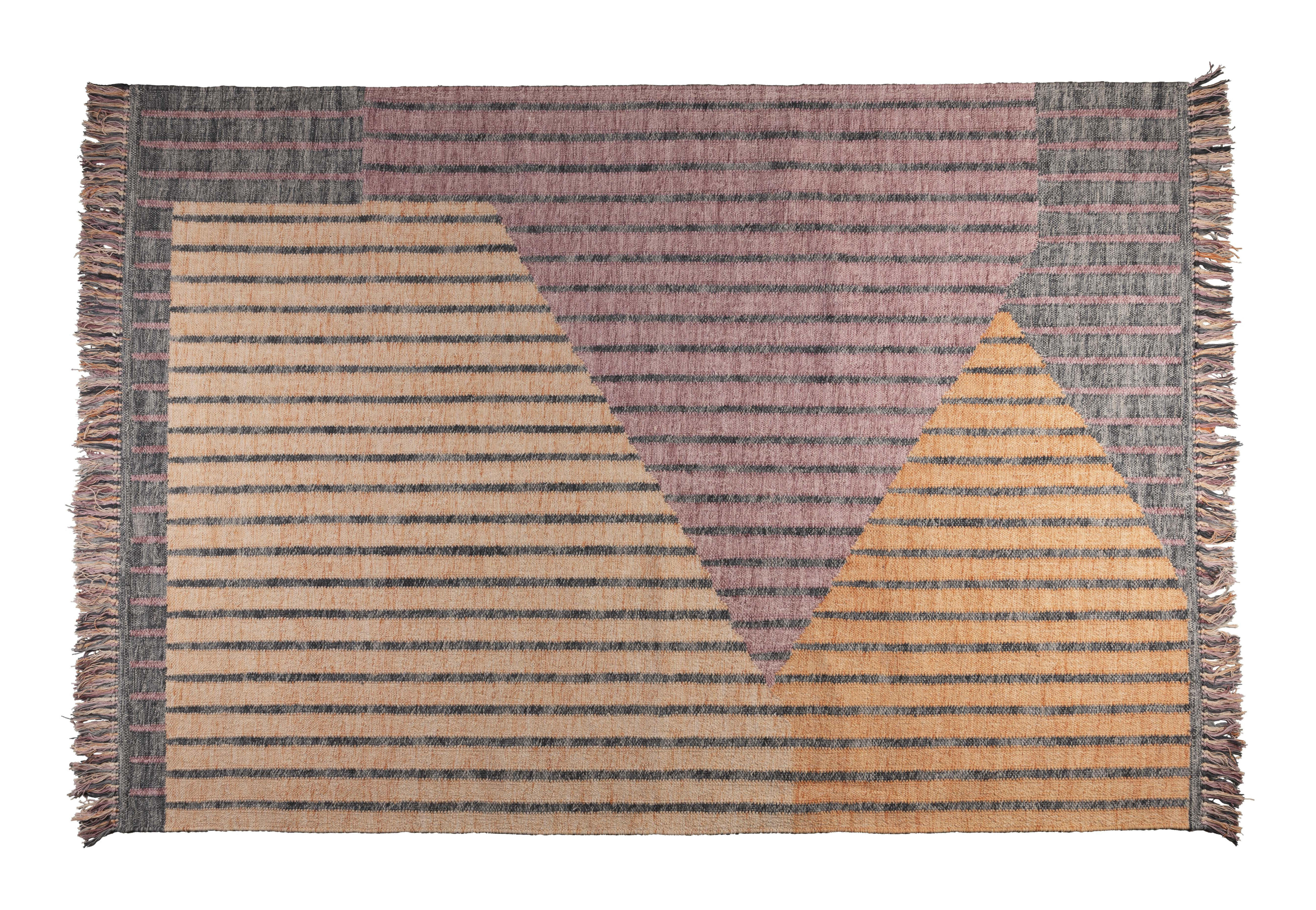 Dutchbone Vloerkleed 'Hampton' 160 x 230cm, kleur Lila