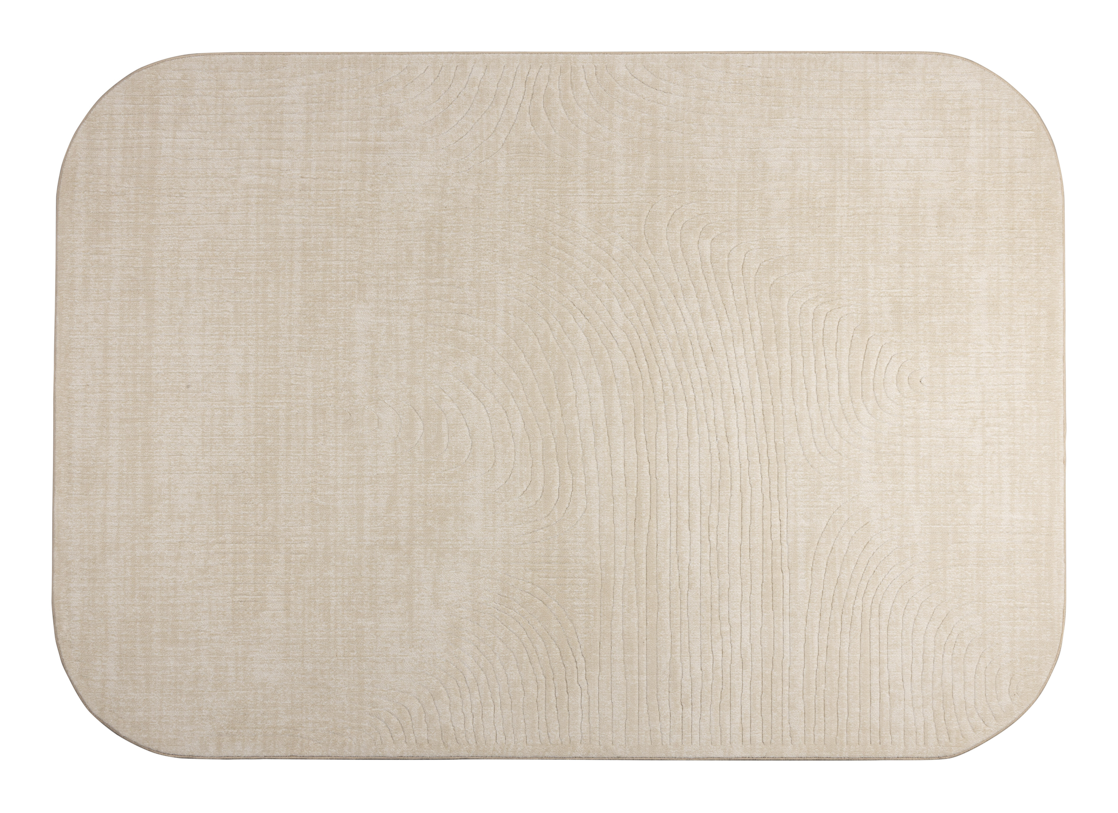 ZILT Deens Ovaal Vloerkleed Cricket Decolan, 160 x 230cm - Beige