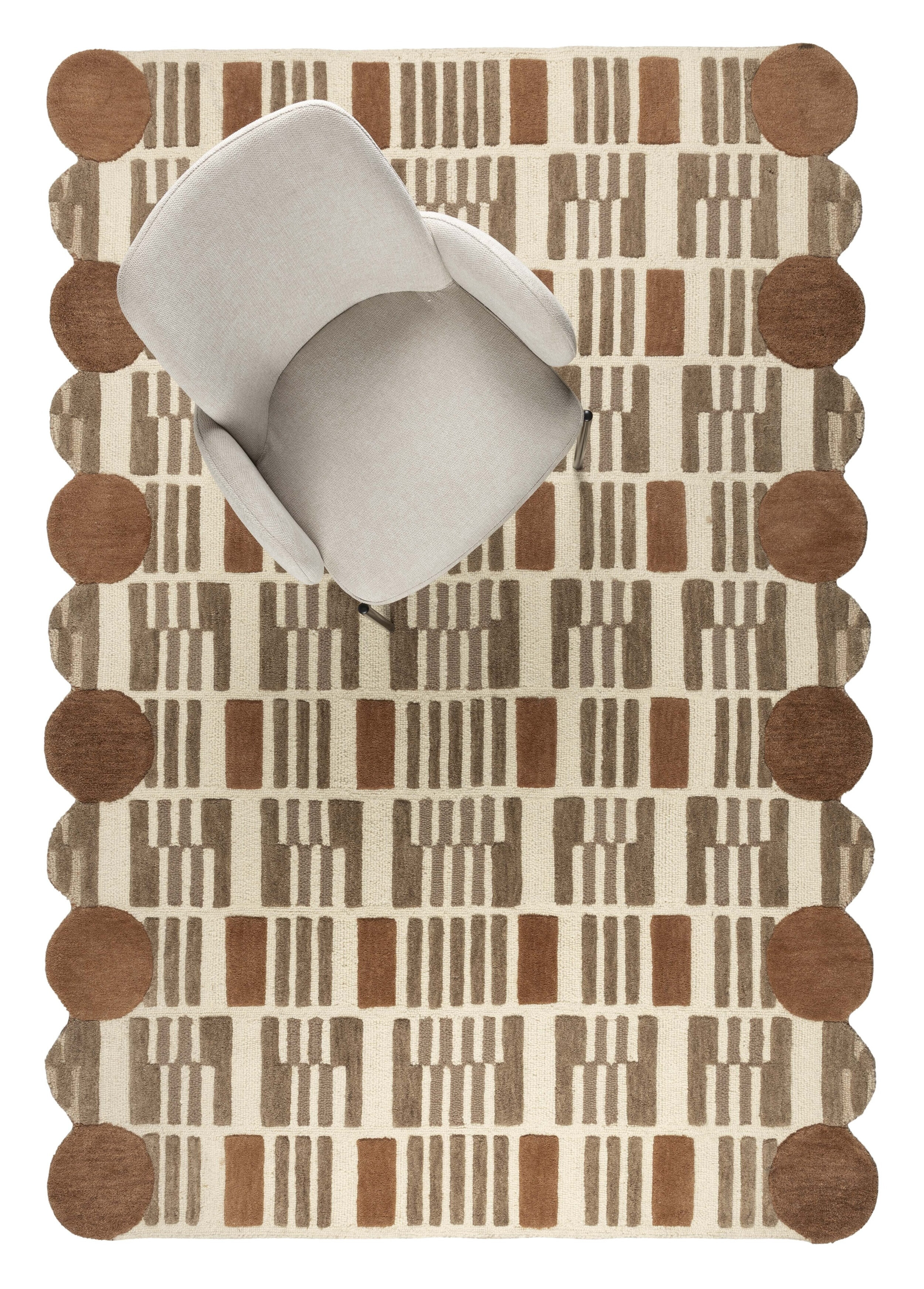 ZILT Vloerkleed 'Lorissa' Wol, 160 x 230cm