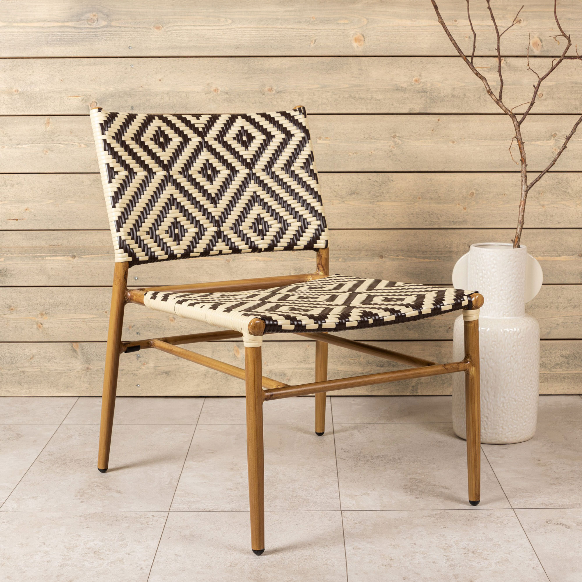 Nohr Outdoor Loungestoel 'Cherrise' Rotan en Wicker