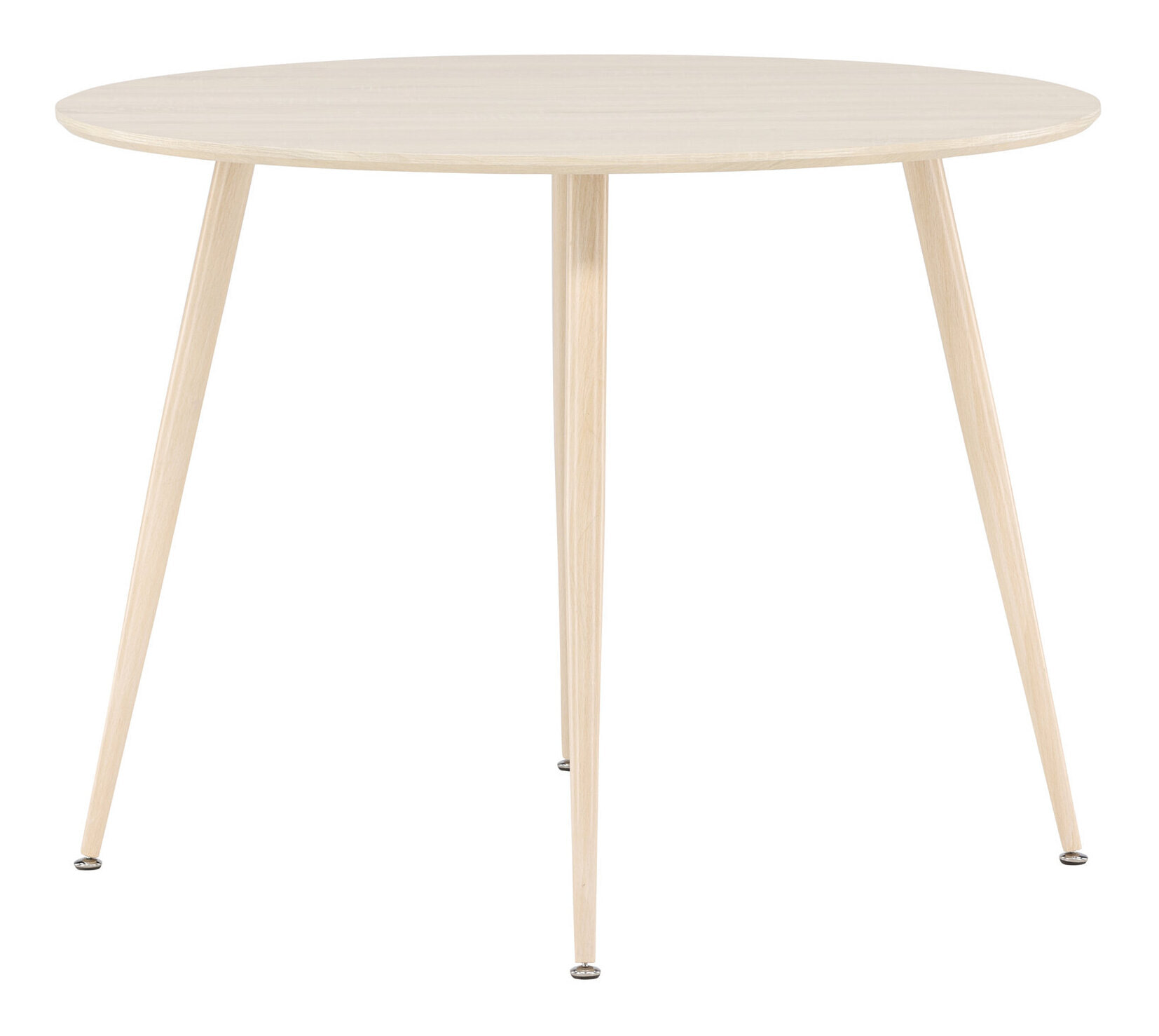 Nohr Ronde Eettafel 'Quennel' 100cm, kleur Whitewash