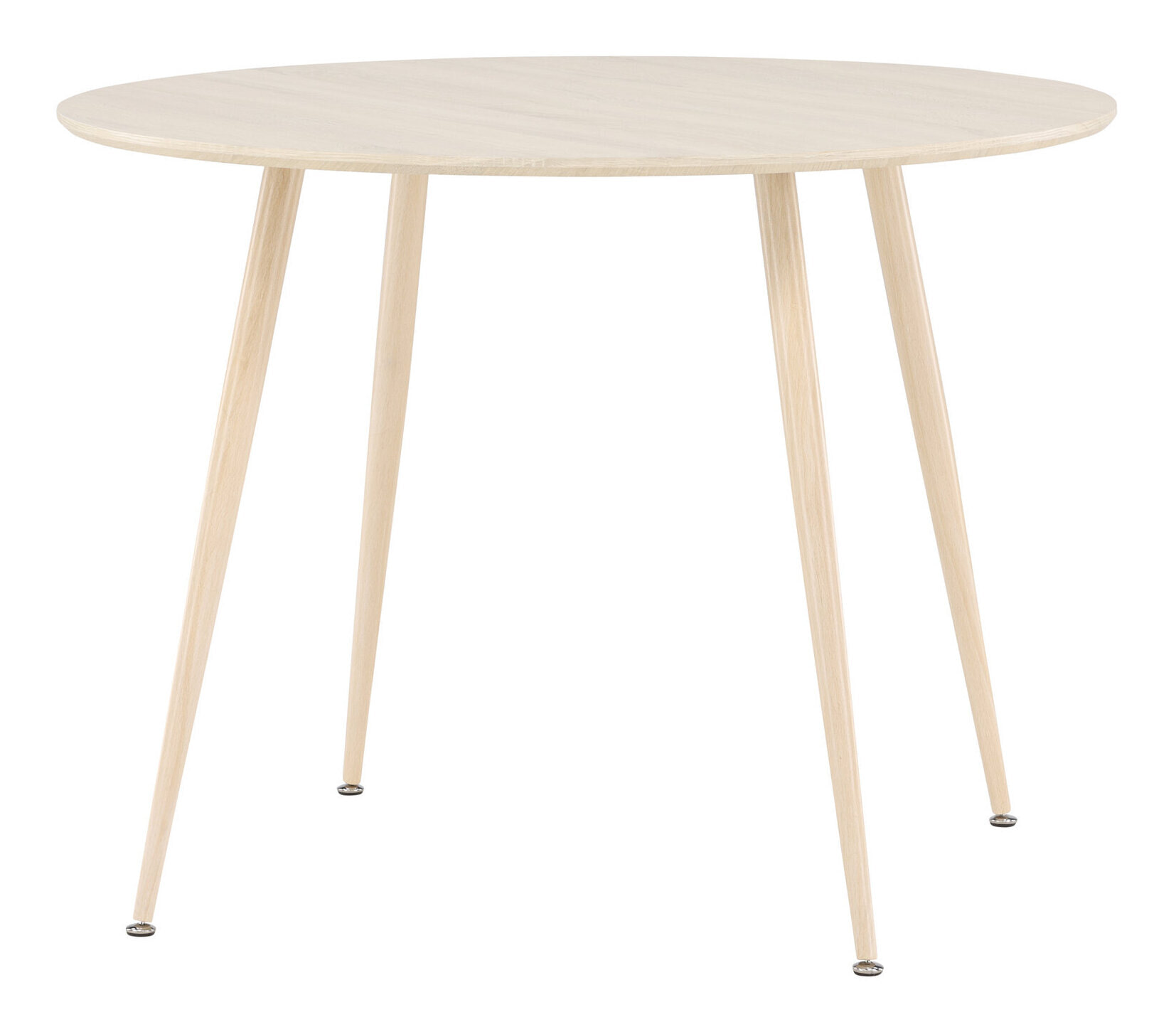 Nohr Ronde Eettafel 'Quennel' 100cm, kleur Whitewash