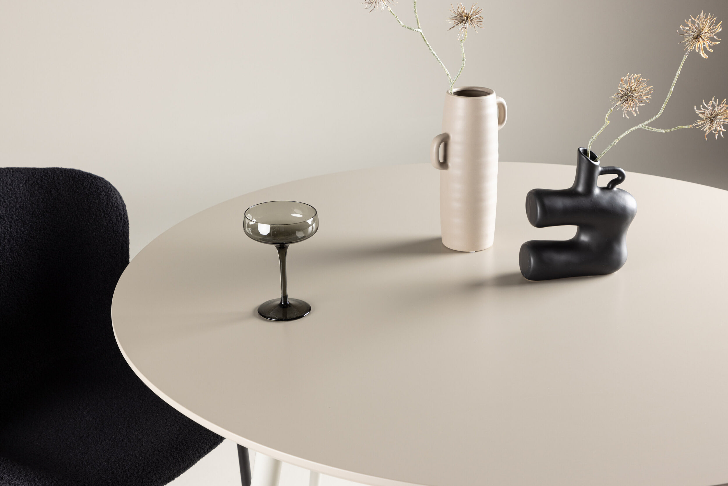 Nohr Ronde Eettafel 'Quennel' 120cm, kleur Beige
