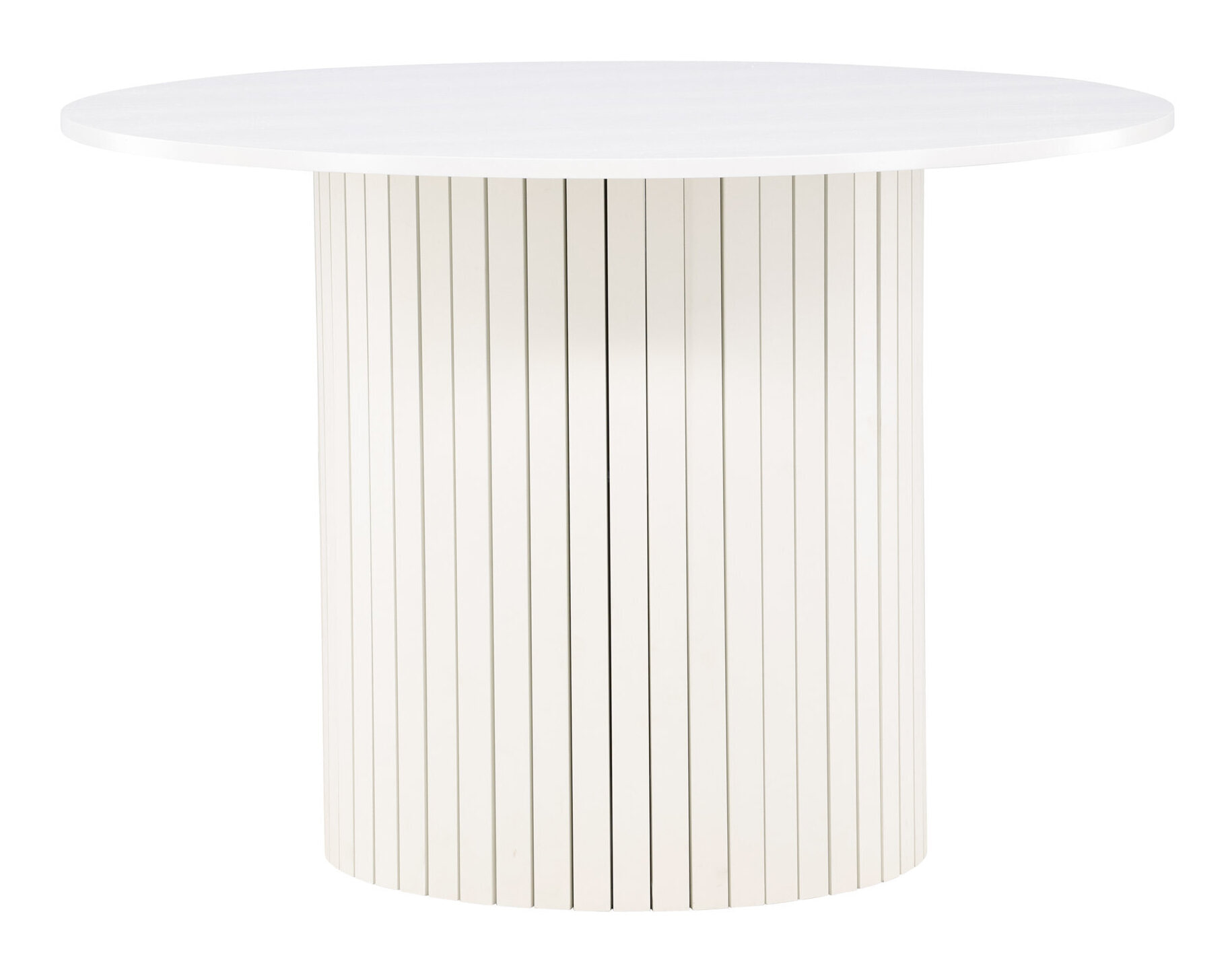 Nohr Ronde Eettafel 'Adrin' 110cm, kleur Wit