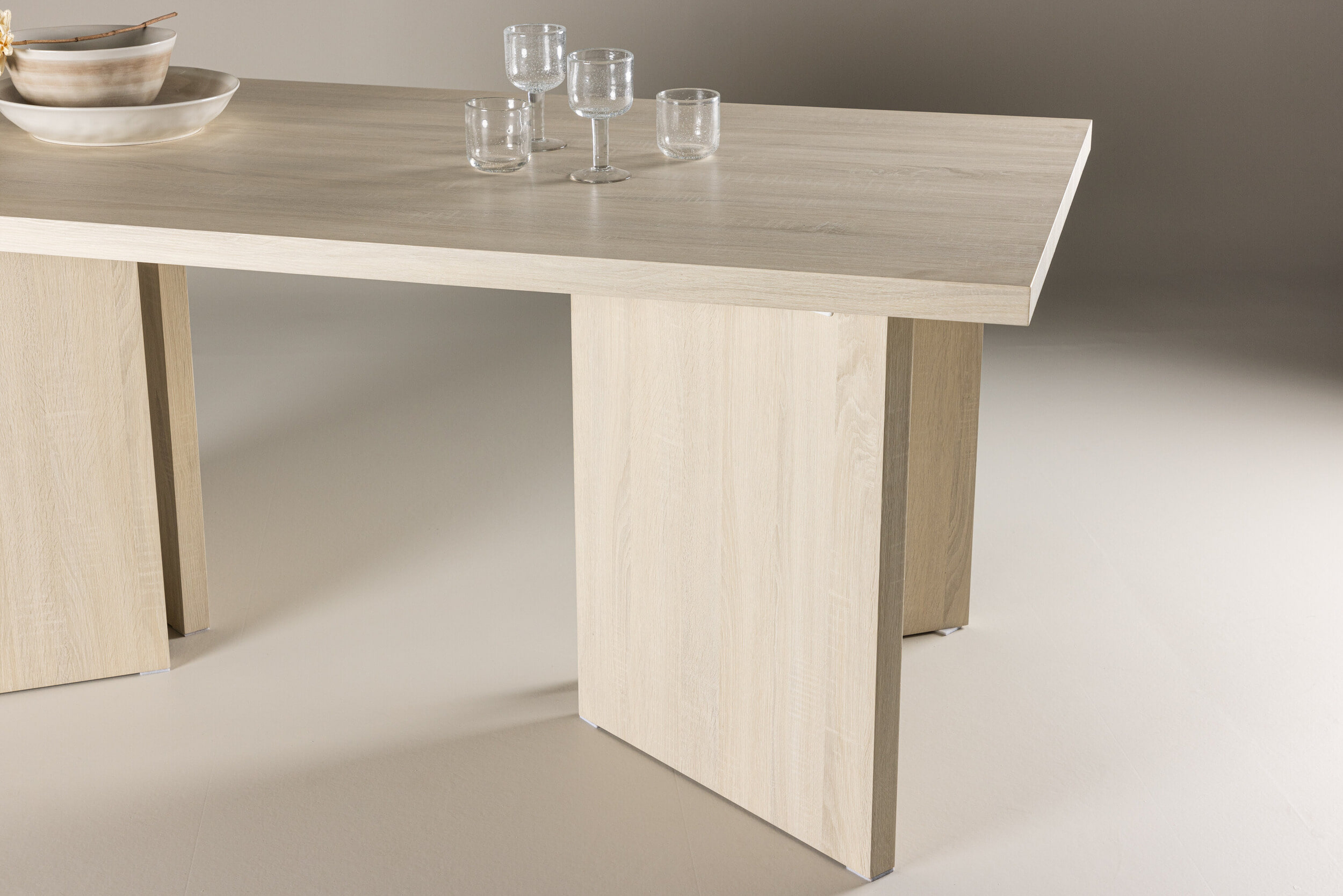 Nohr Eettafel 'Navarro' 180 x 90cm, kleur Whitewash